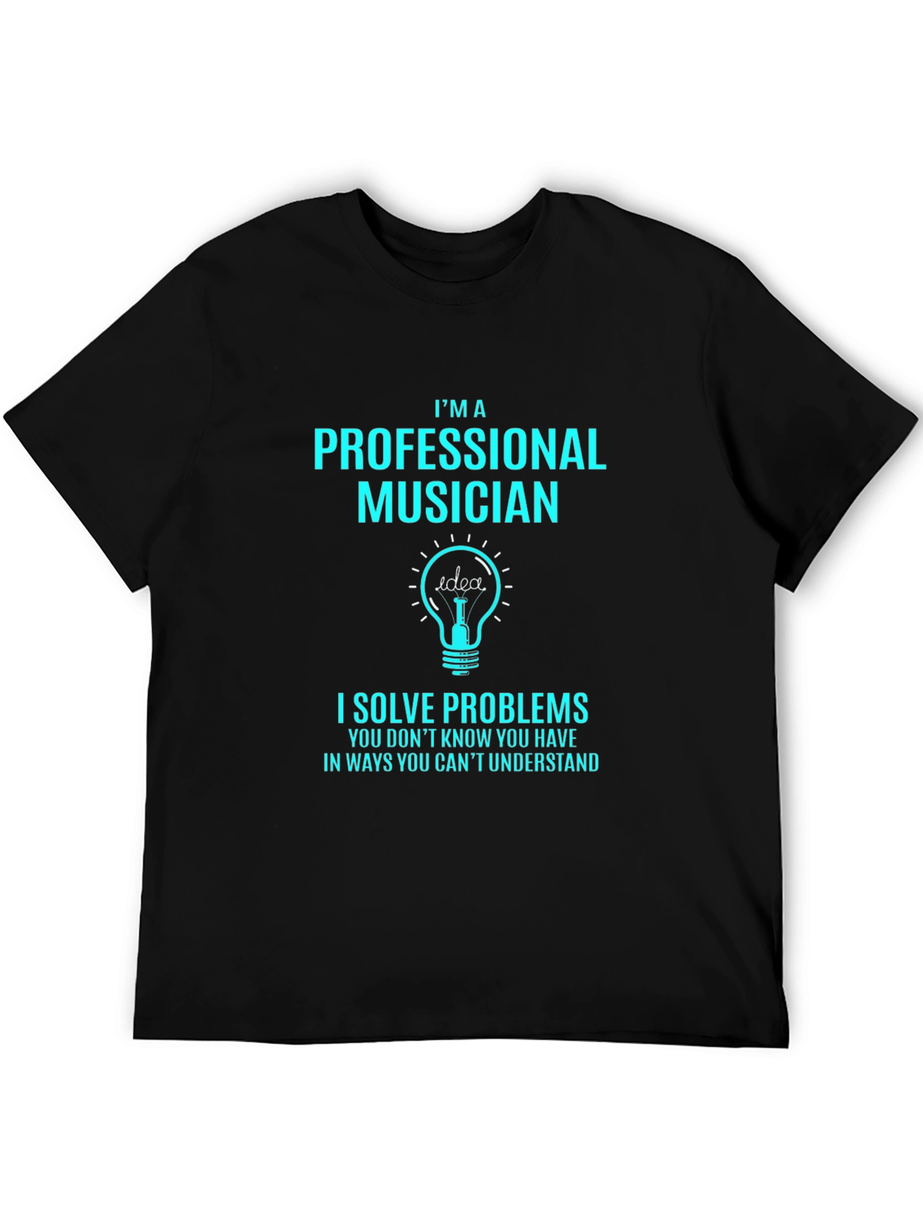 Professional Musician T-Shirt - Idea Lightbulb Design