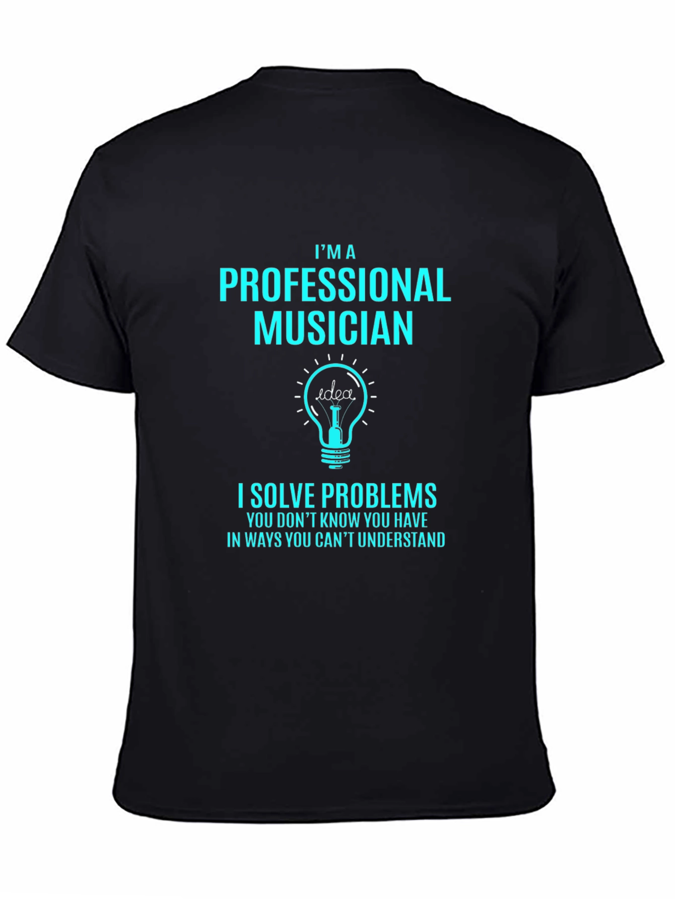 Professional Musician T-Shirt - Idea Lightbulb Design