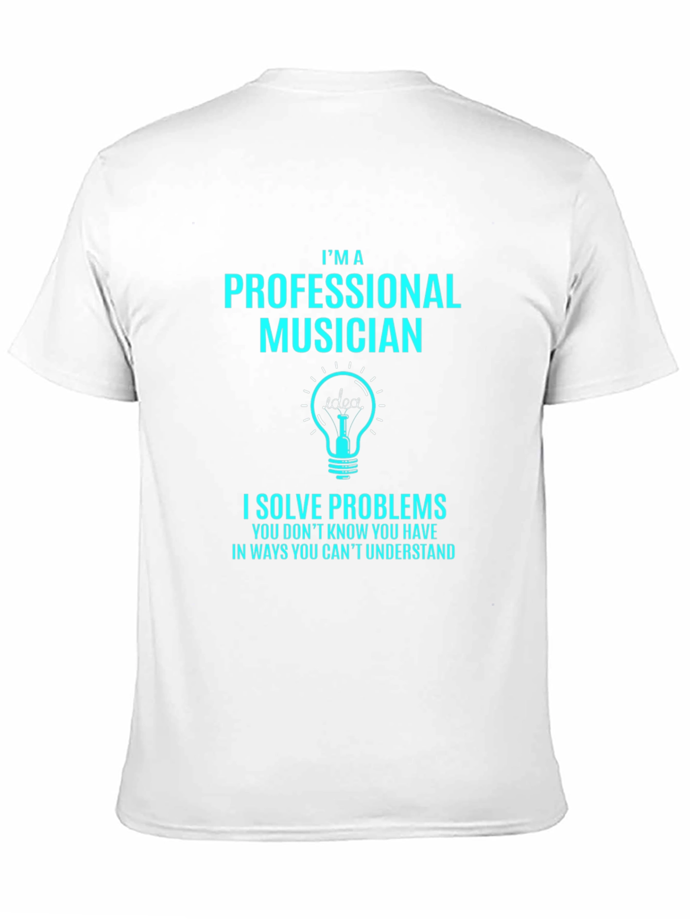 Professional Musician T-Shirt - Idea Lightbulb Design