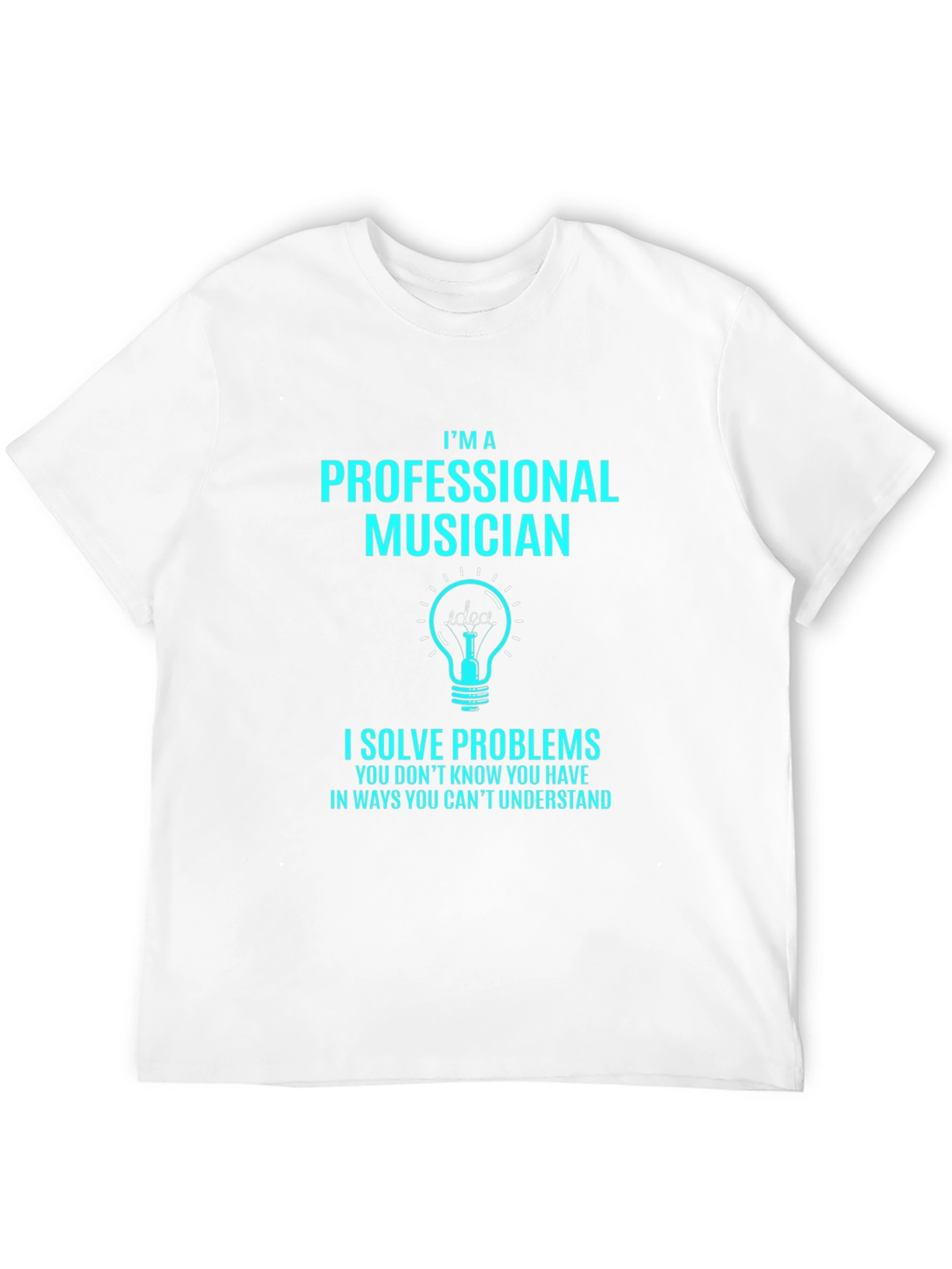 Professional Musician T-Shirt - Idea Lightbulb Design