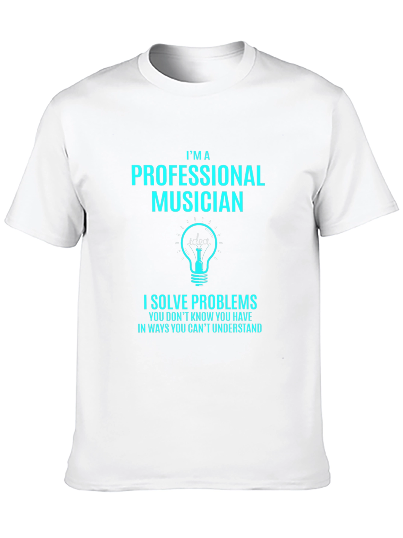 Professional Musician T-Shirt - Idea Lightbulb Design