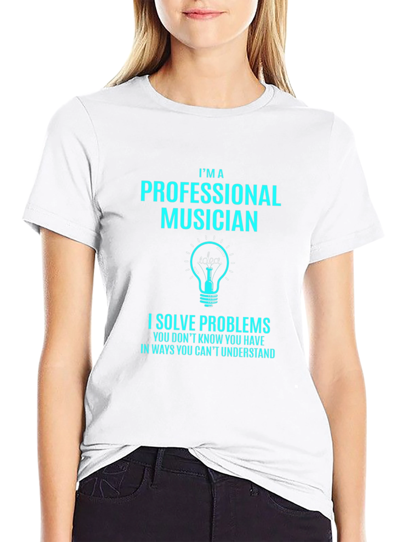 Professional Musician T-Shirt - Idea Lightbulb Design