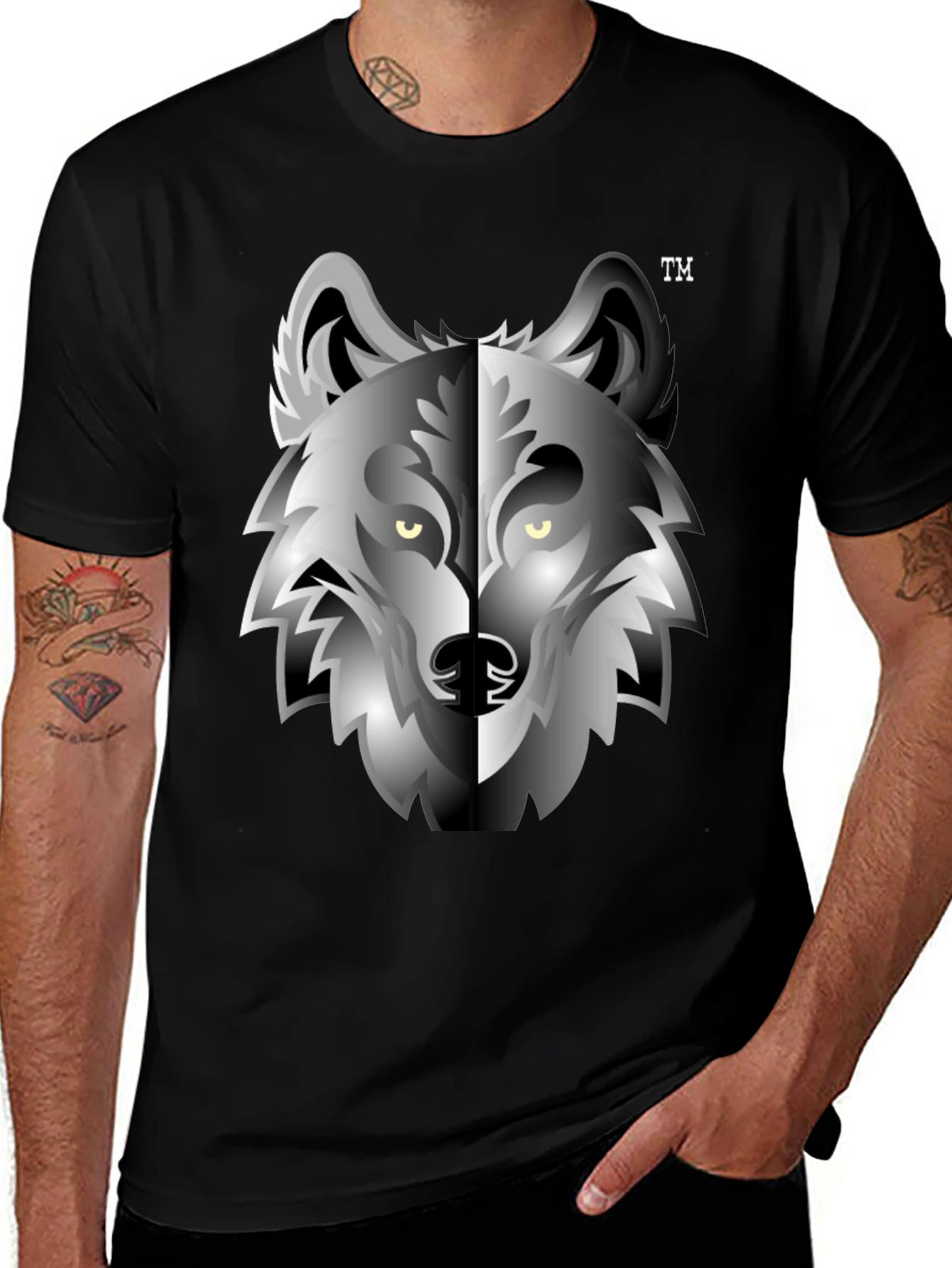 Wolf Graphic Tee - Cool Animal Design T-Shirt