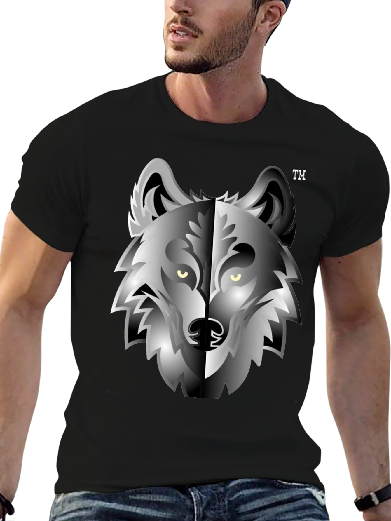 Wolf Graphic Tee - Cool Animal Design T-Shirt