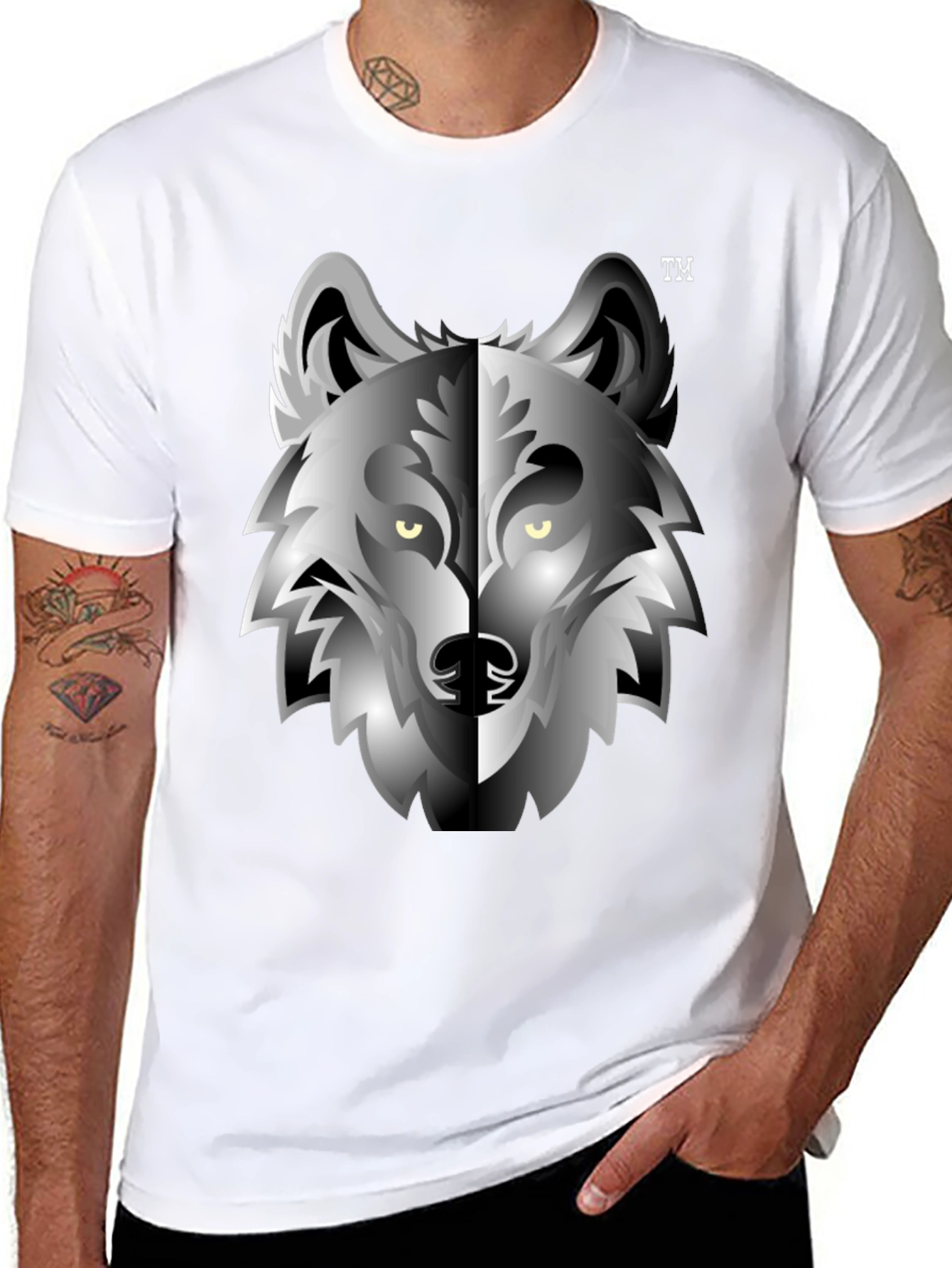 Wolf Graphic Tee - Cool Animal Design T-Shirt