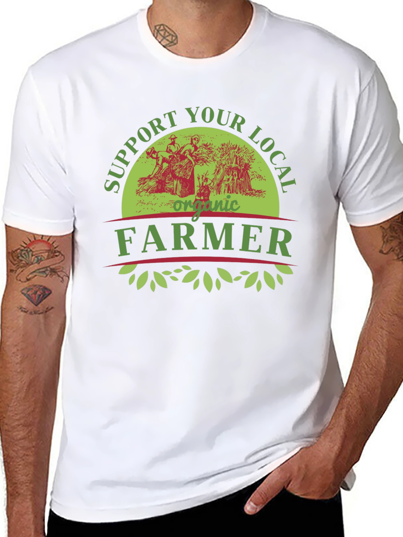 Support Your Local Organic Farmer T-Shirt