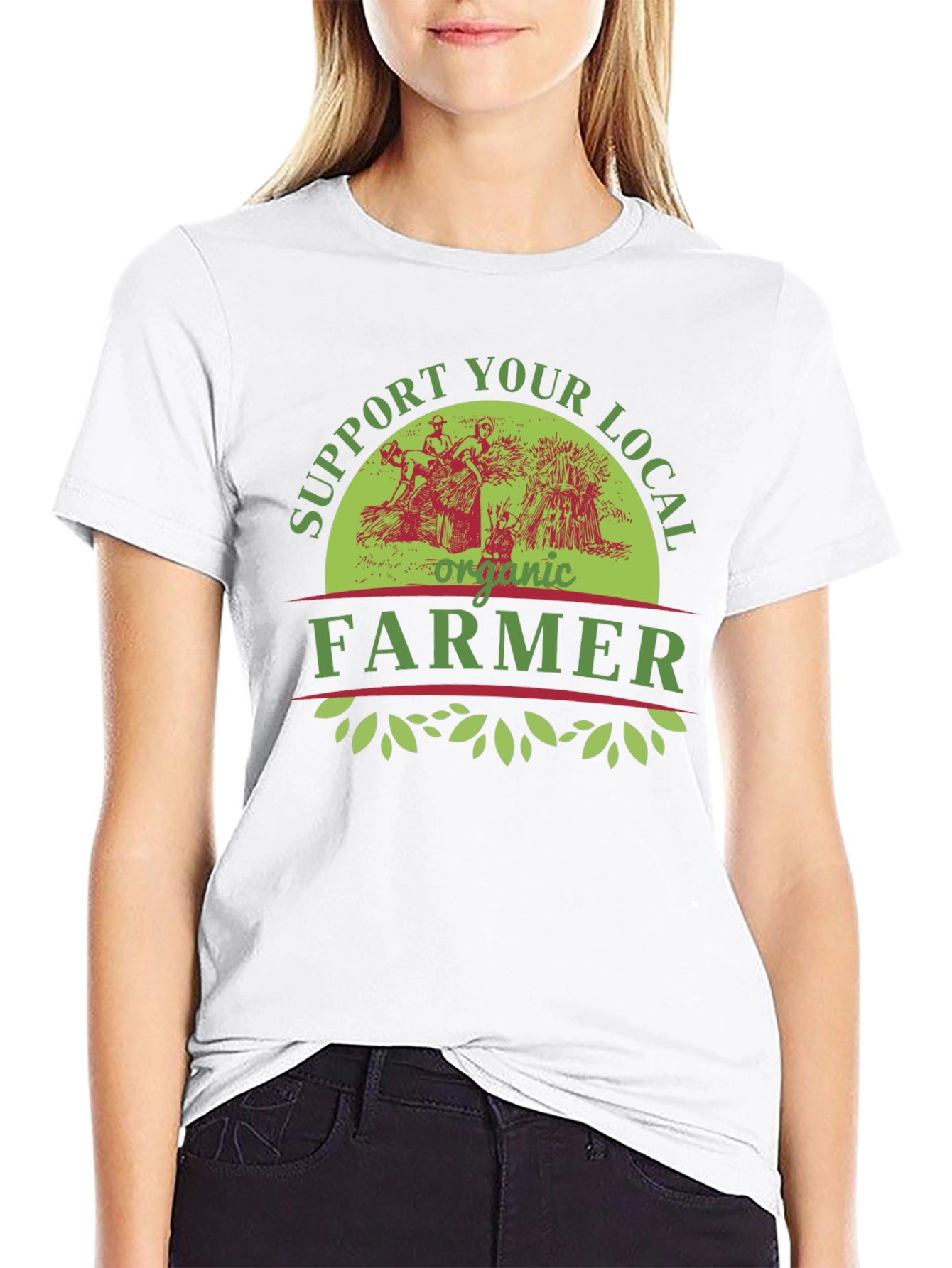 Support Your Local Organic Farmer T-Shirt
