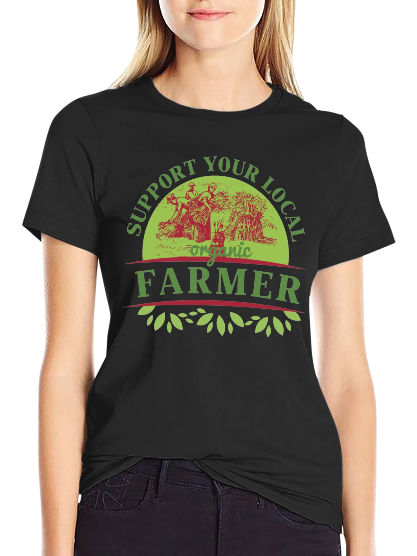 Support Your Local Organic Farmer T-Shirt