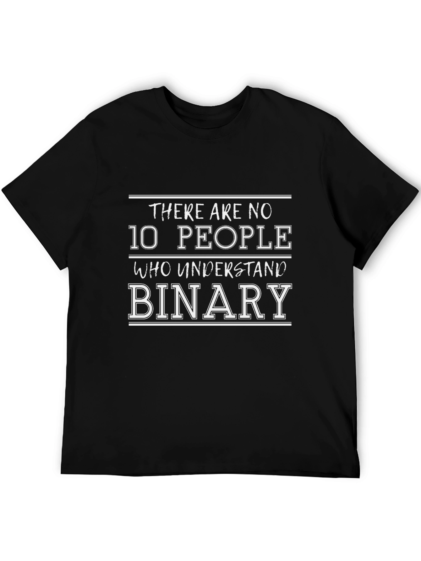 Binary Humor Black T-Shirt