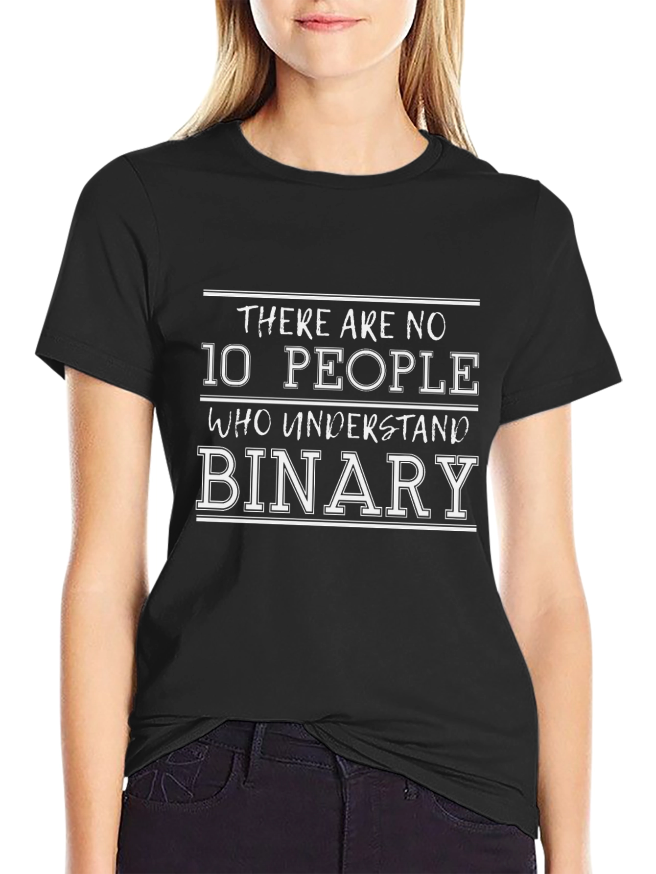 Binary Humor Black T-Shirt