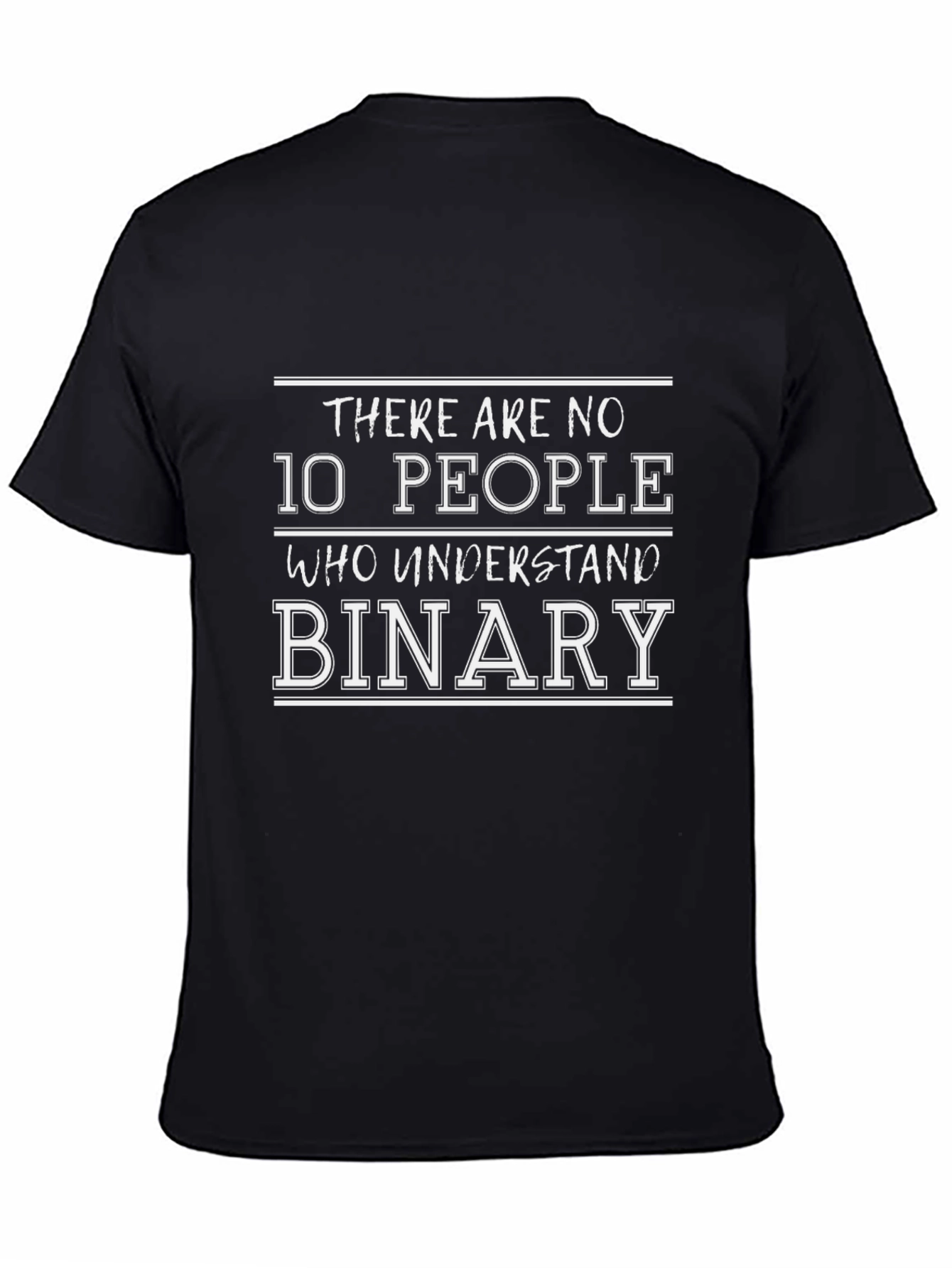 Binary Humor Black T-Shirt