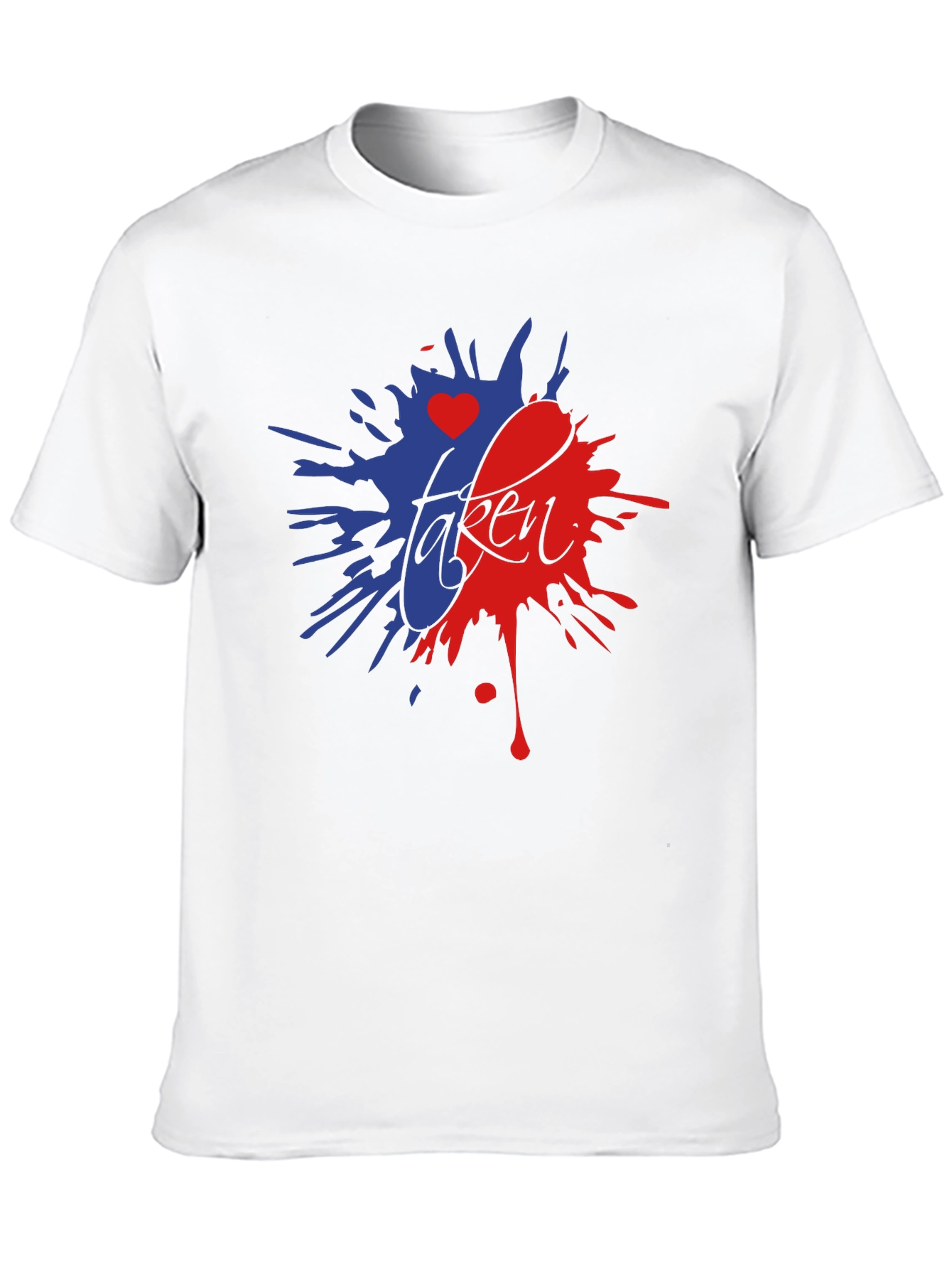 Taken Heart Splatter Graphic Tee - Black