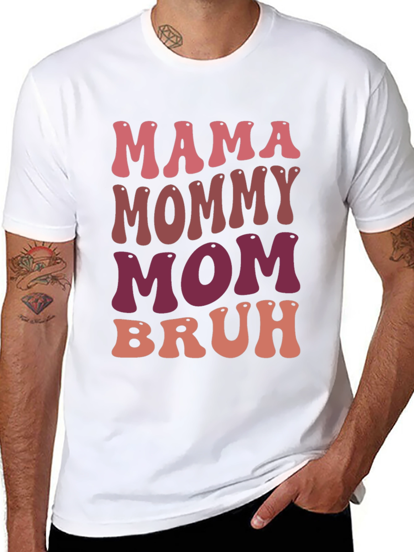 Mama Mommy Mom Bruh Graphic Tee