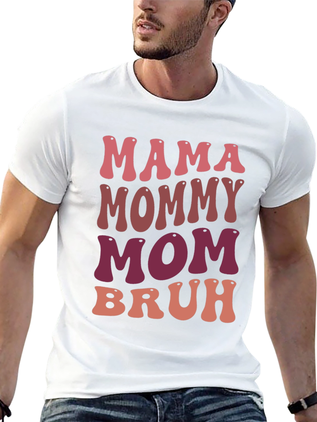 Mama Mommy Mom Bruh Graphic Tee