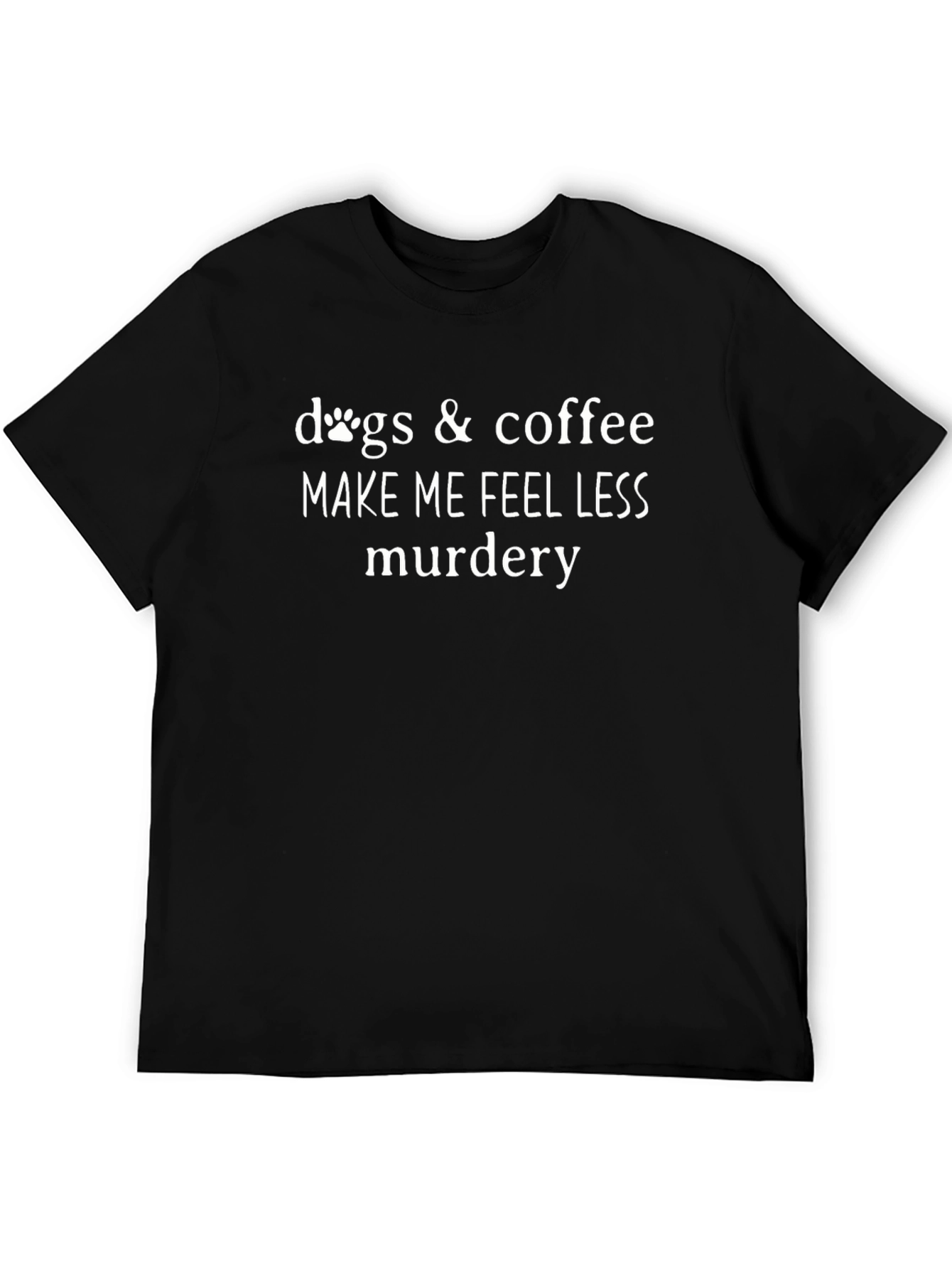 Dogs & Coffee Funny T-Shirt