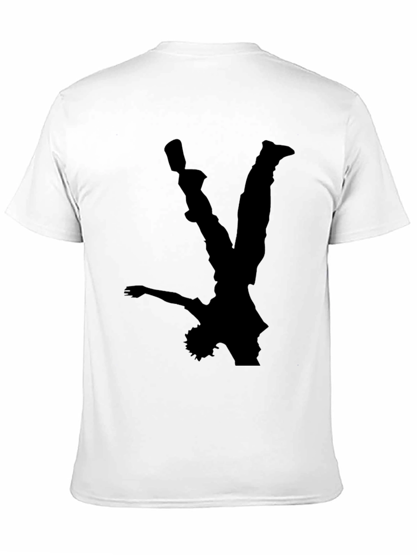 Black T-Shirt with Dancer Silhouette