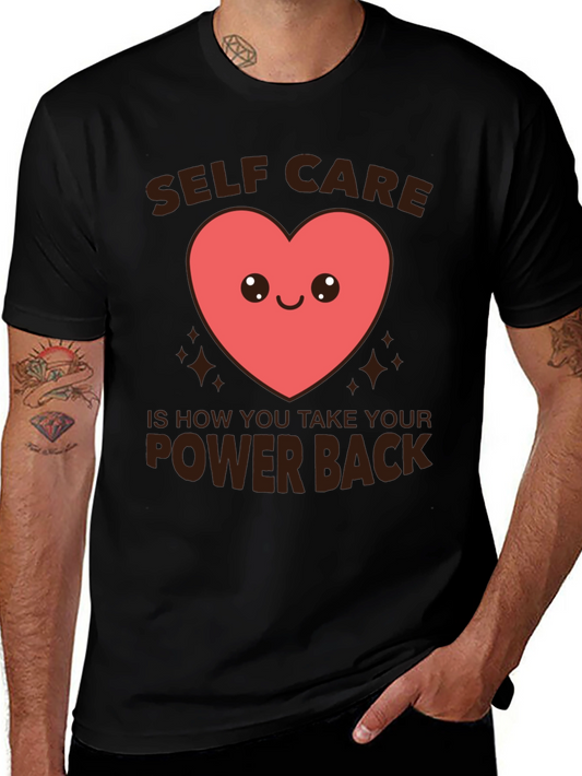 Self Care Heart Graphic T-Shirt