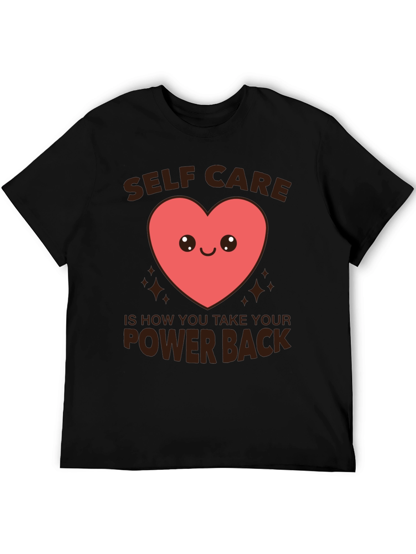 Self Care Heart Graphic T-Shirt