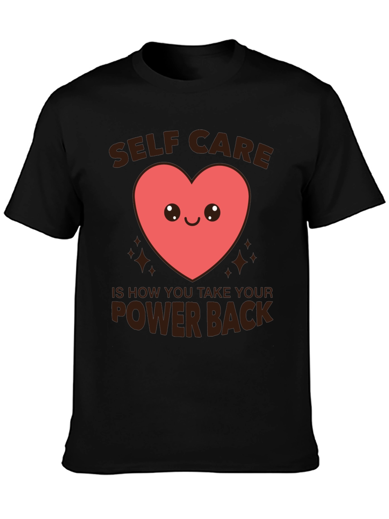 Self Care Heart Graphic T-Shirt