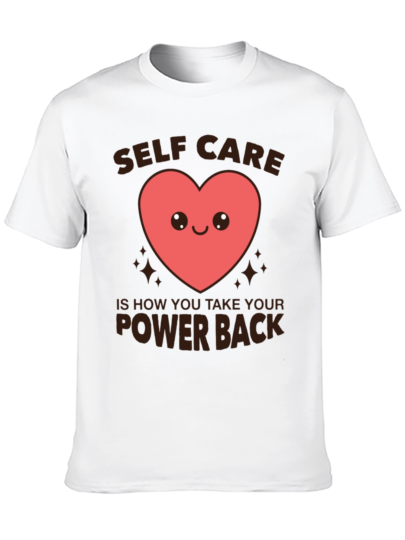 Self Care Heart Graphic T-Shirt