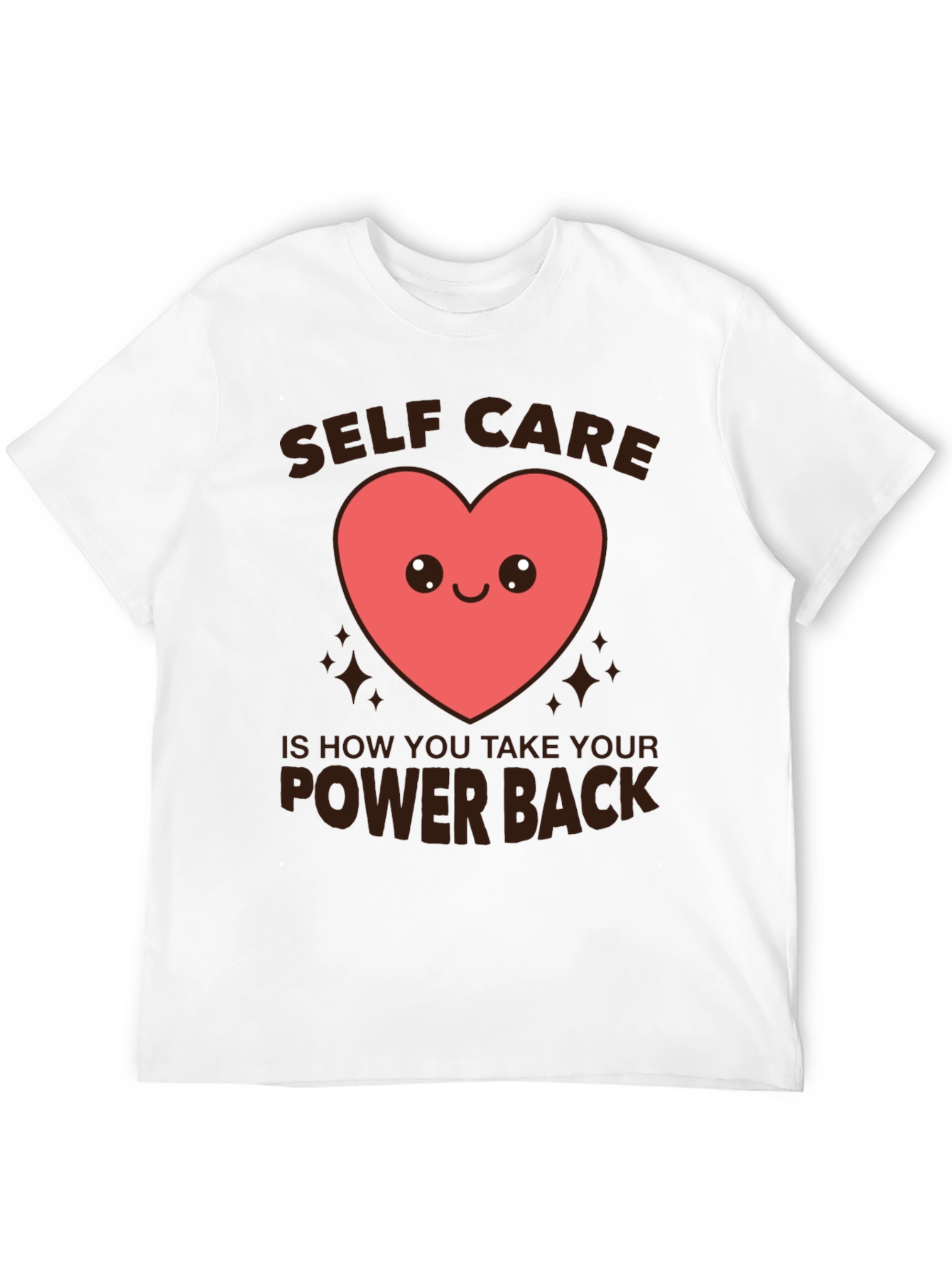 Self Care Heart Graphic T-Shirt