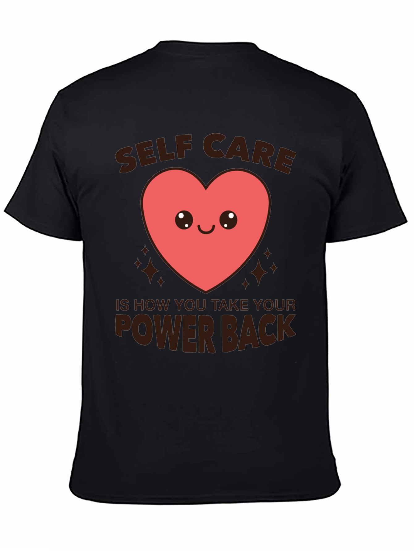 Self Care Heart Graphic T-Shirt