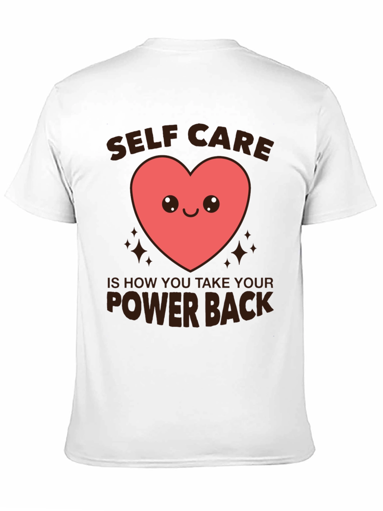 Self Care Heart Graphic T-Shirt