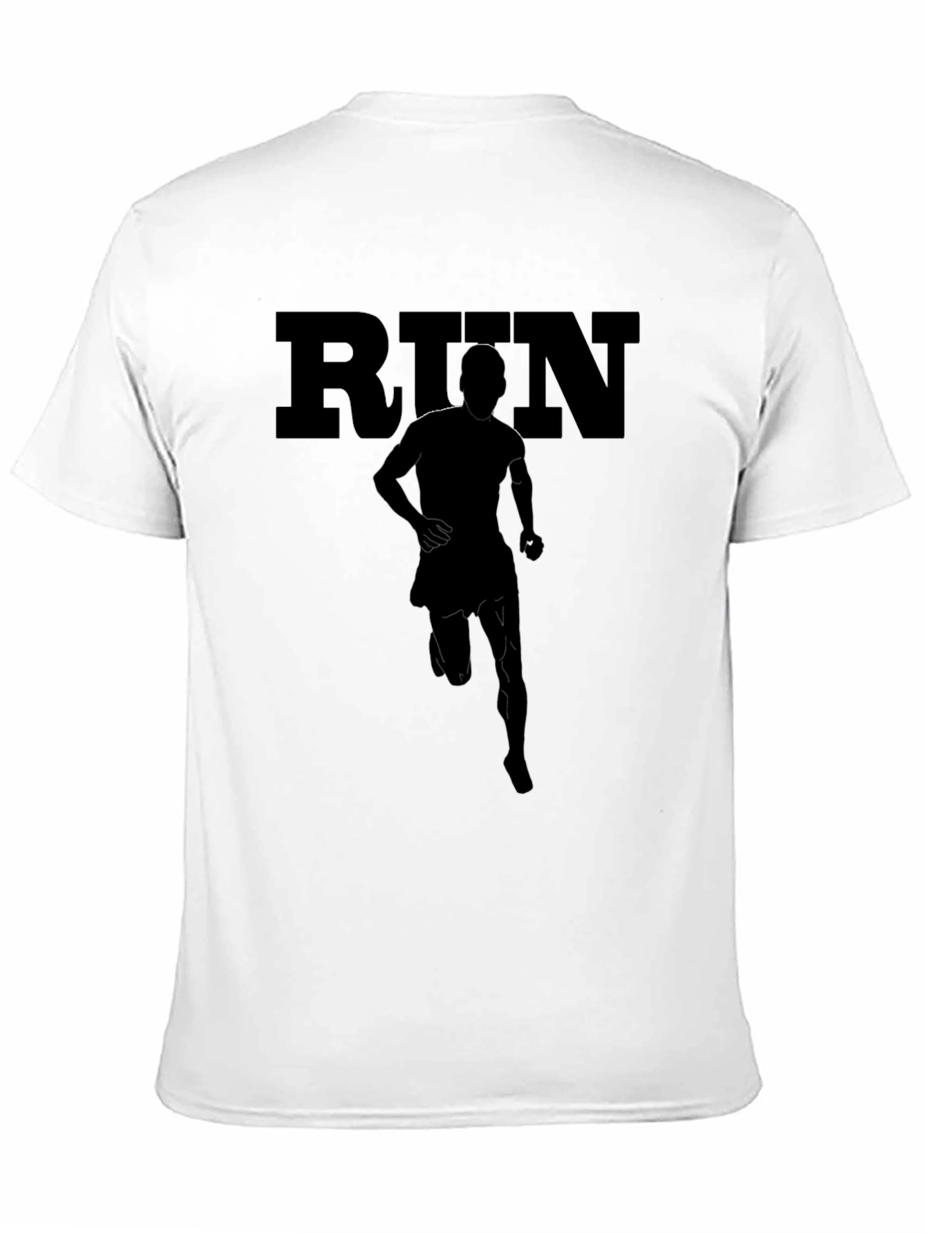 RUN Graphic T-Shirt - Motivational Athlete Tee