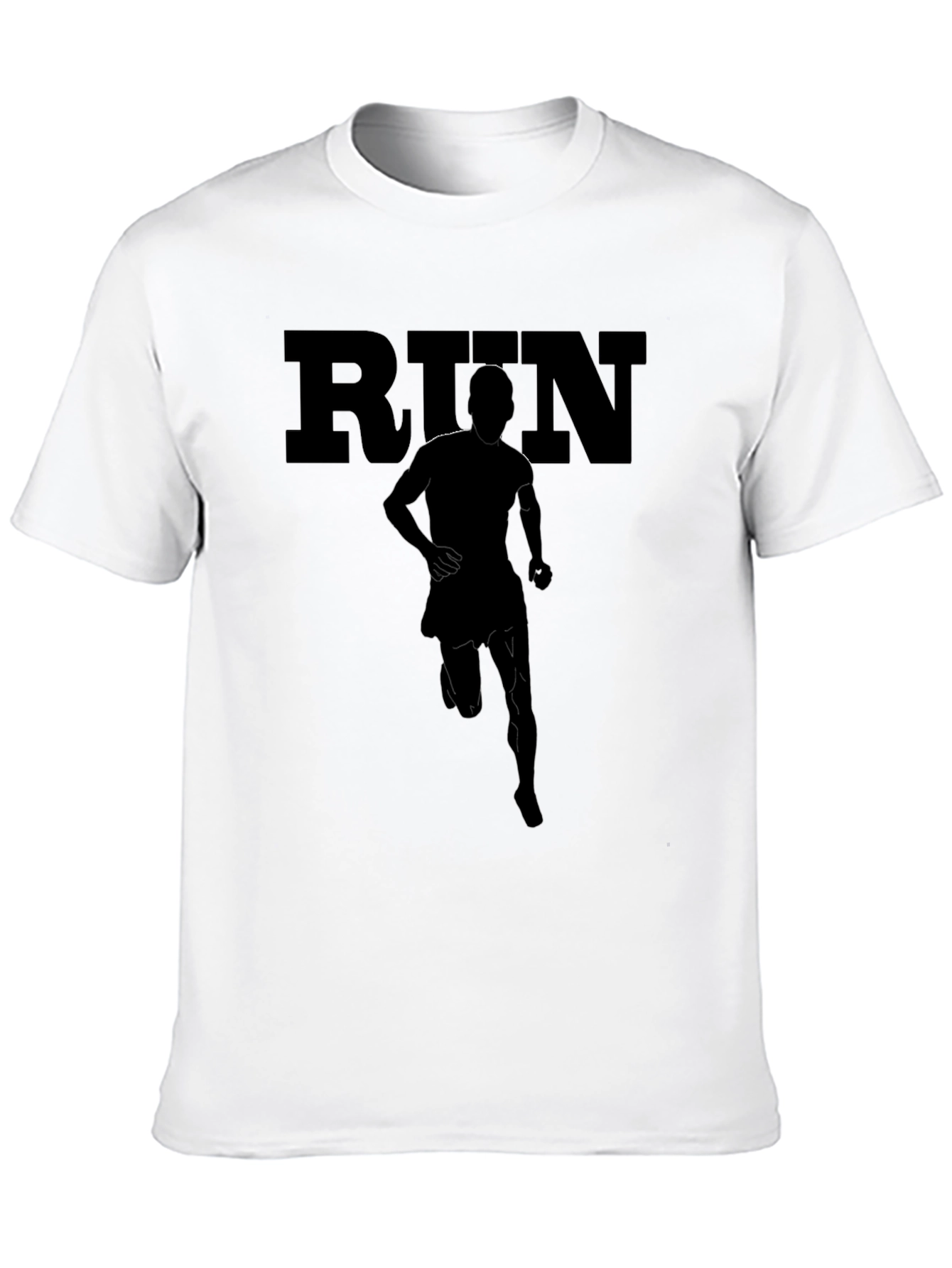 RUN Graphic T-Shirt - Motivational Athlete Tee