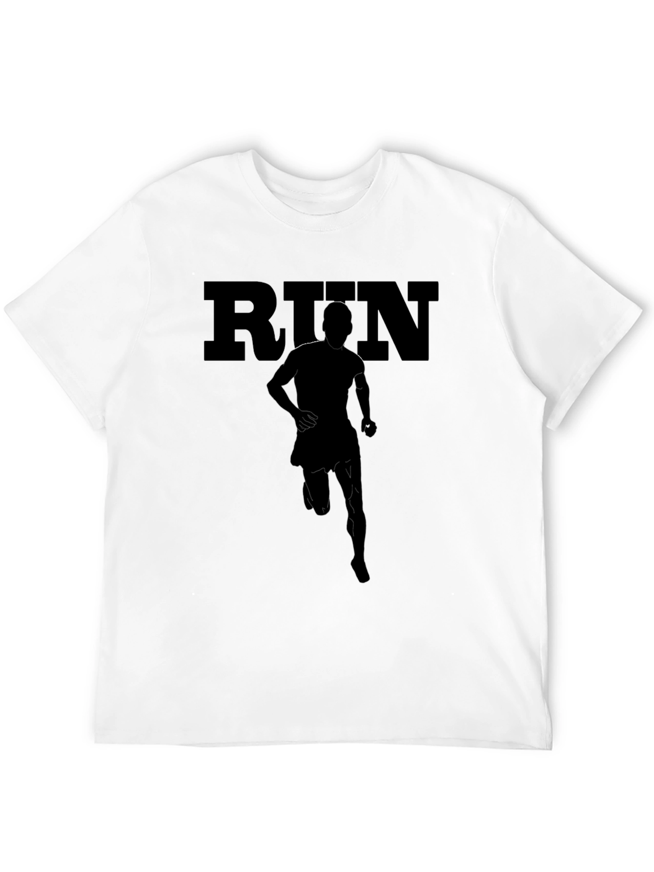 RUN Graphic T-Shirt - Motivational Athlete Tee