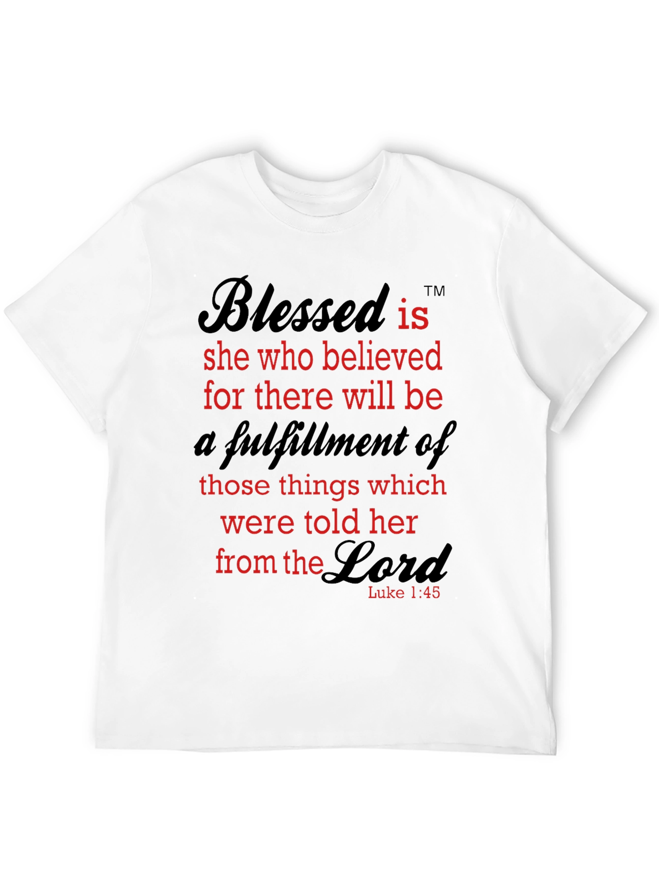Blessed is She Who Believed T-Shirt