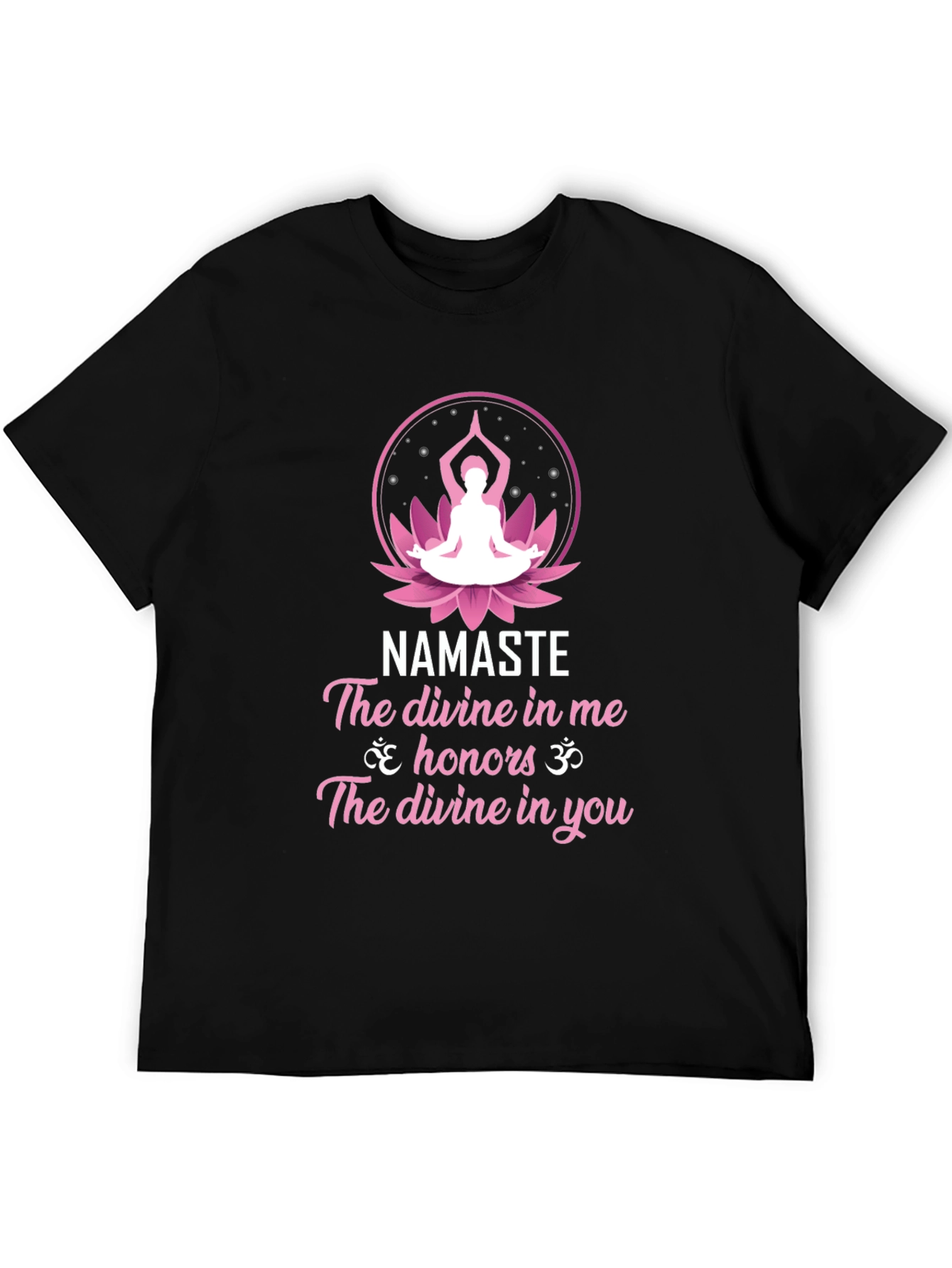 Namaste Yoga Lotus T-Shirt - Divine Connection