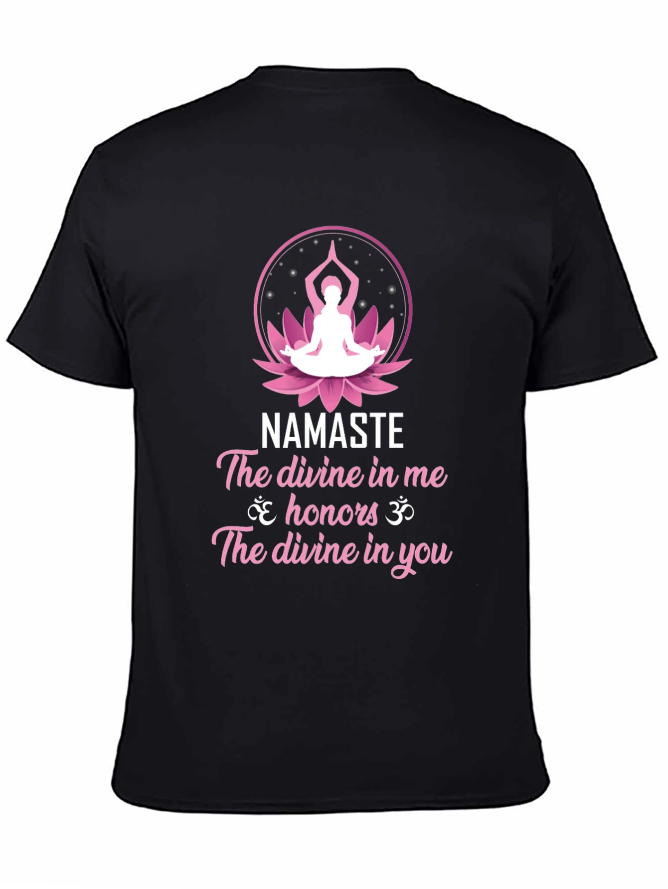 Namaste Yoga Lotus T-Shirt - Divine Connection