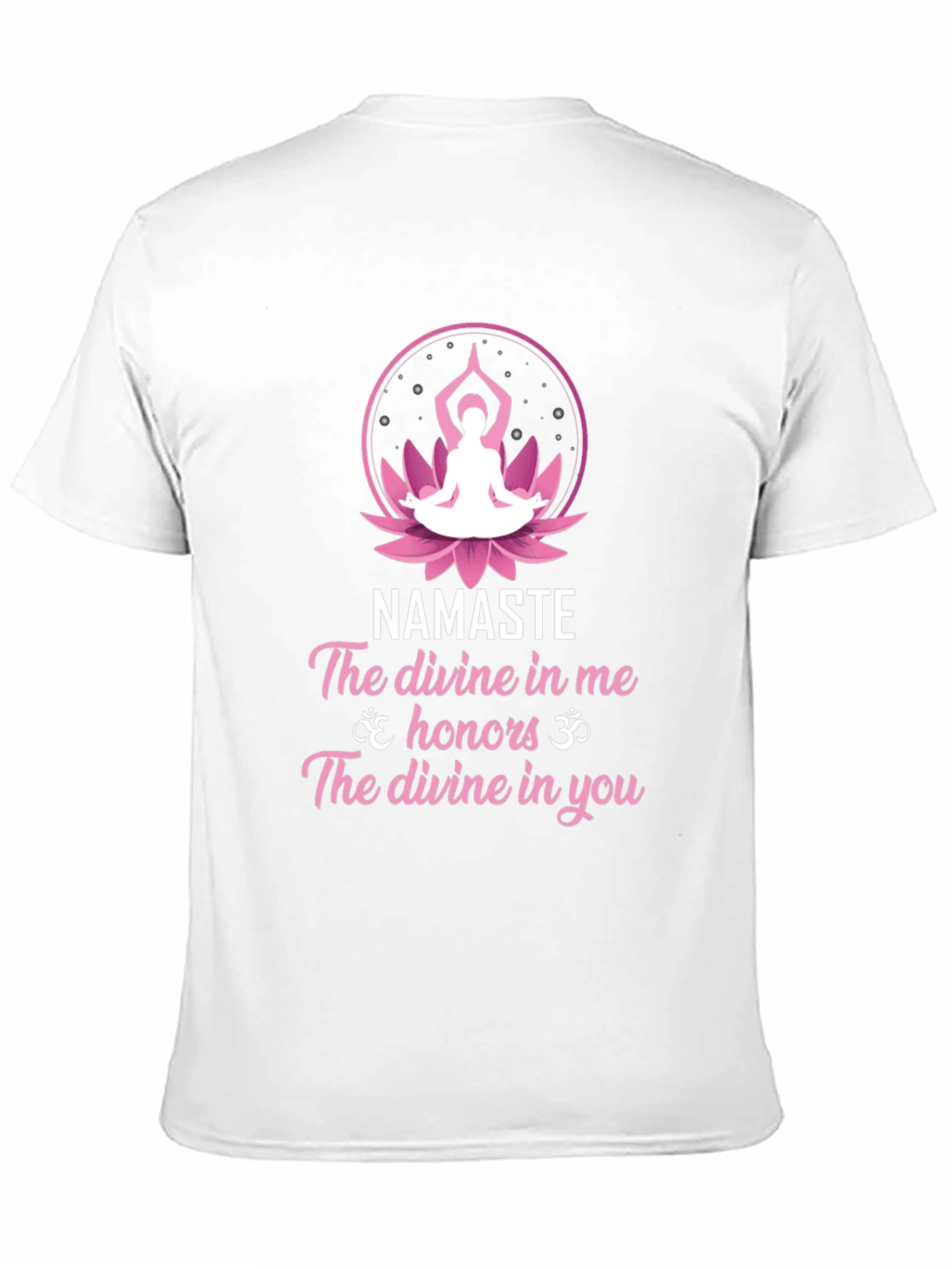 Namaste Yoga Lotus T-Shirt - Divine Connection