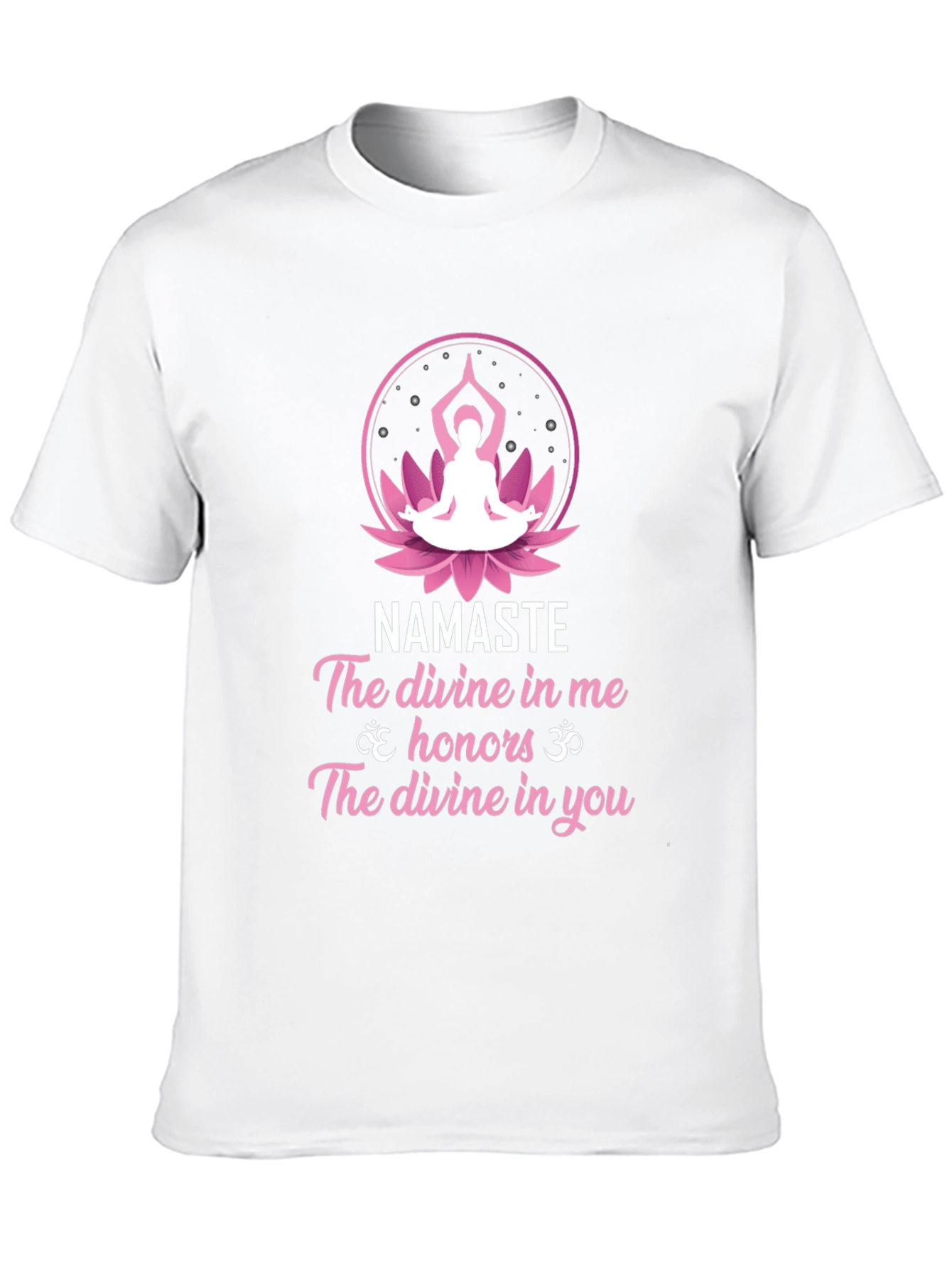 Namaste Yoga Lotus T-Shirt - Divine Connection