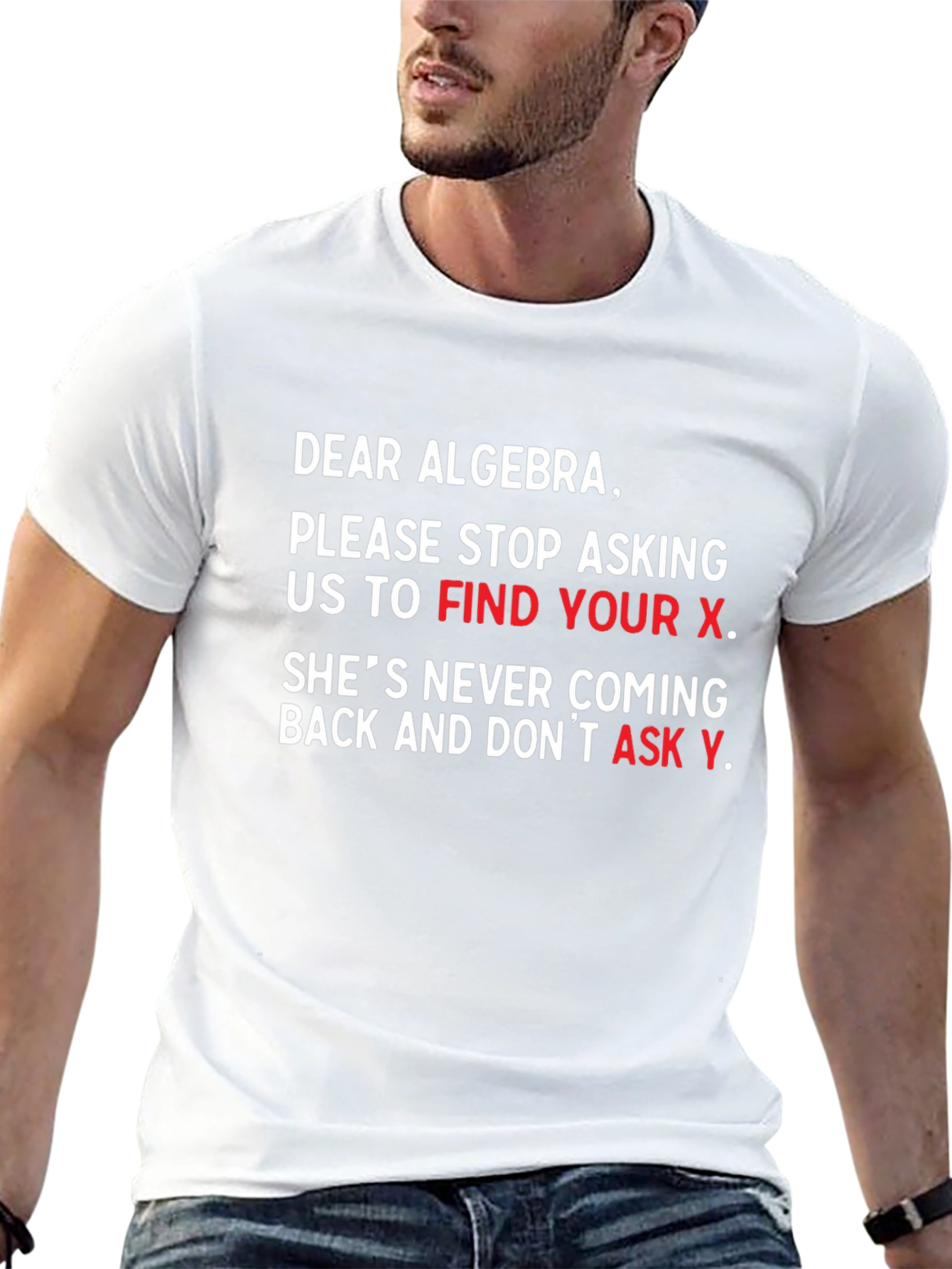 Funny Algebra T-Shirt - Find Your X Math Tee