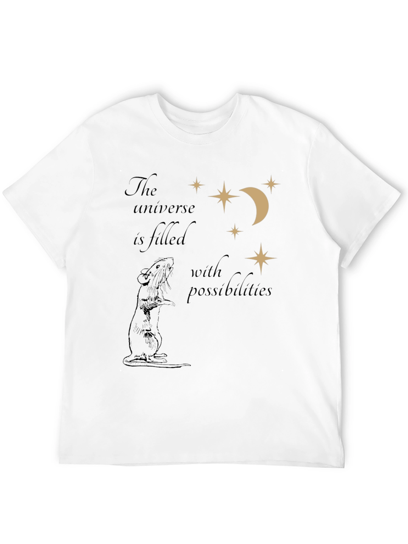 Universe Rat T-Shirt - Black