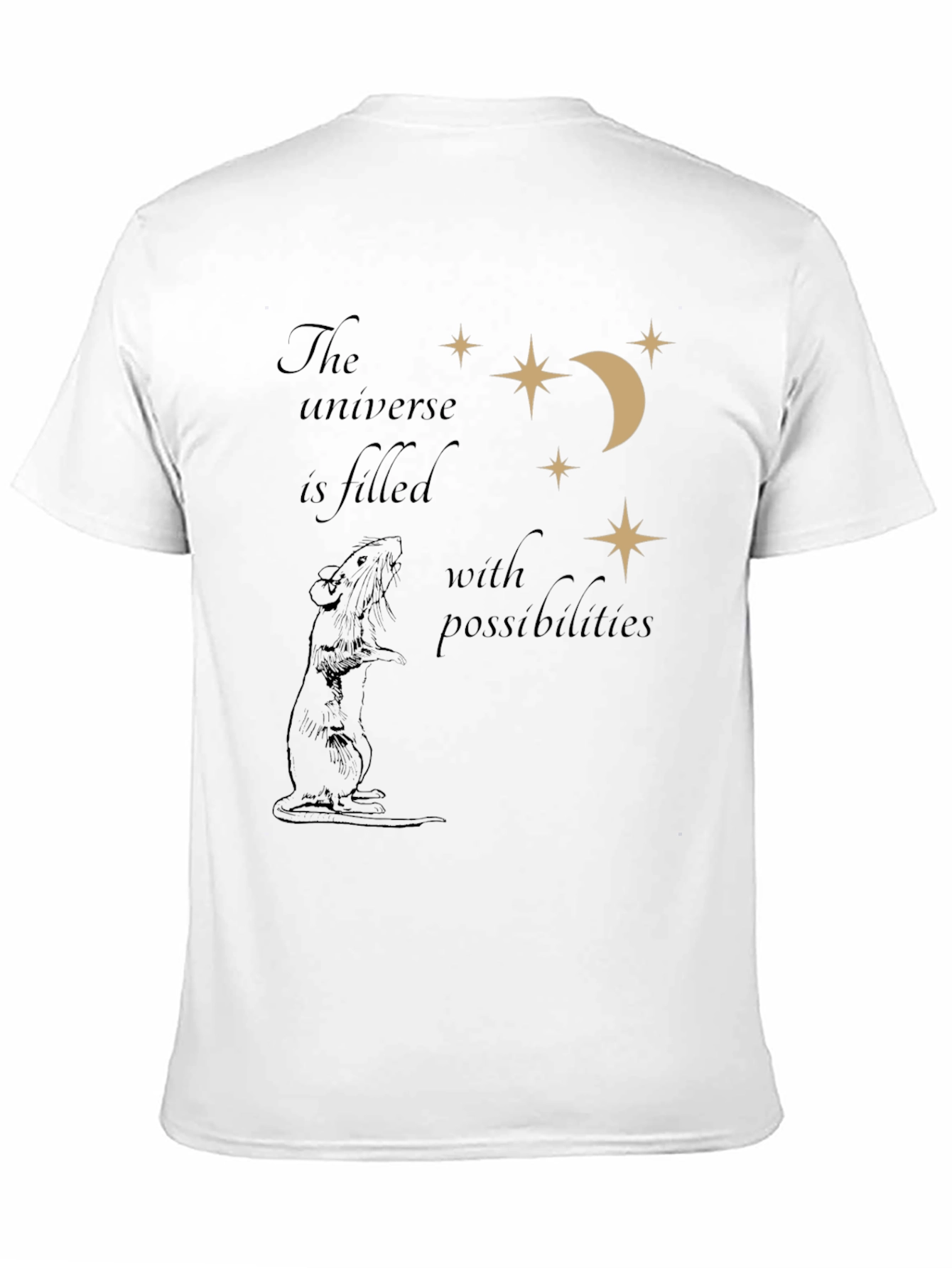 Universe Rat T-Shirt - Black