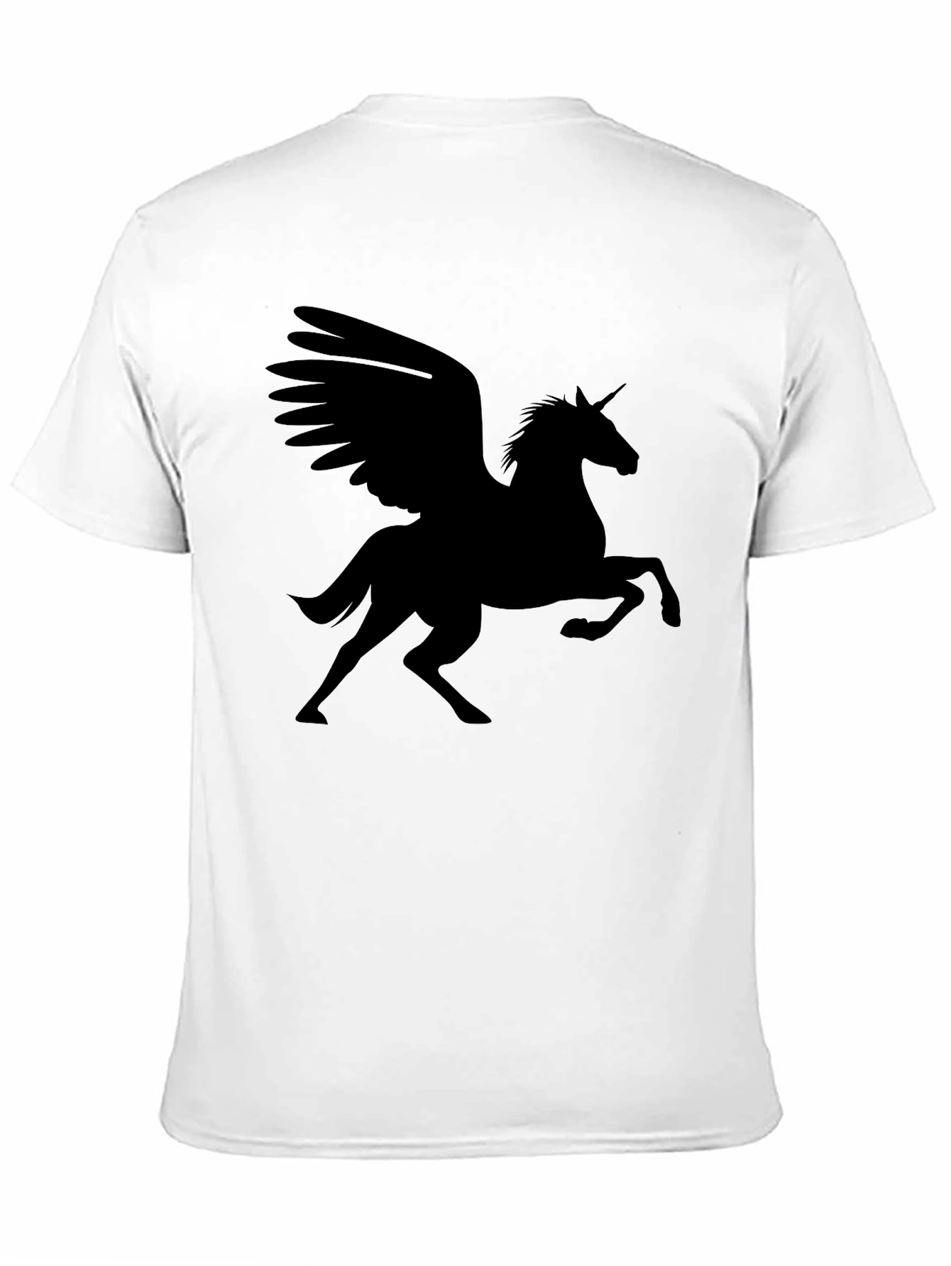 Pegasus Graphic Tee - Black Cotton Blend