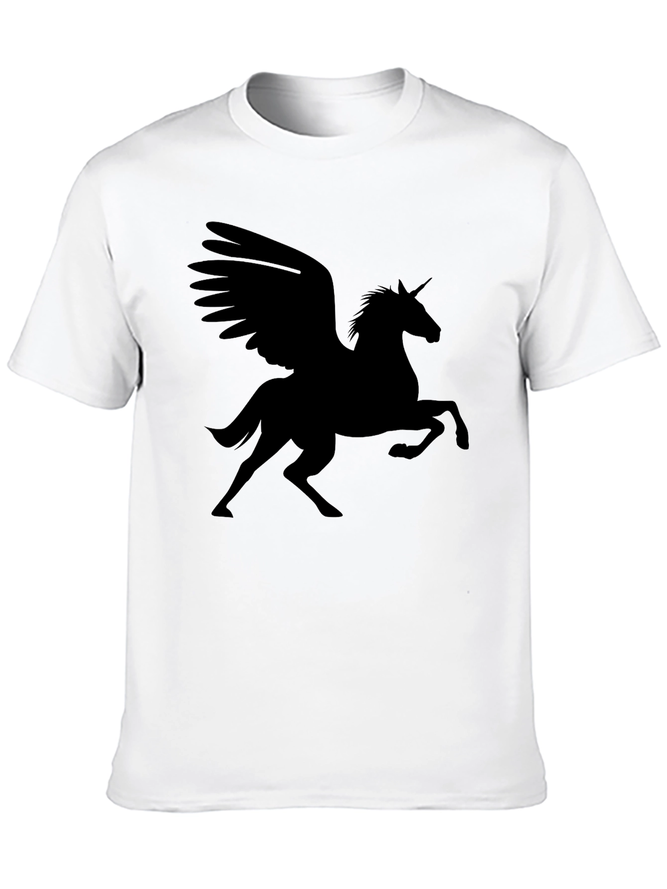 Pegasus Graphic Tee - Black Cotton Blend