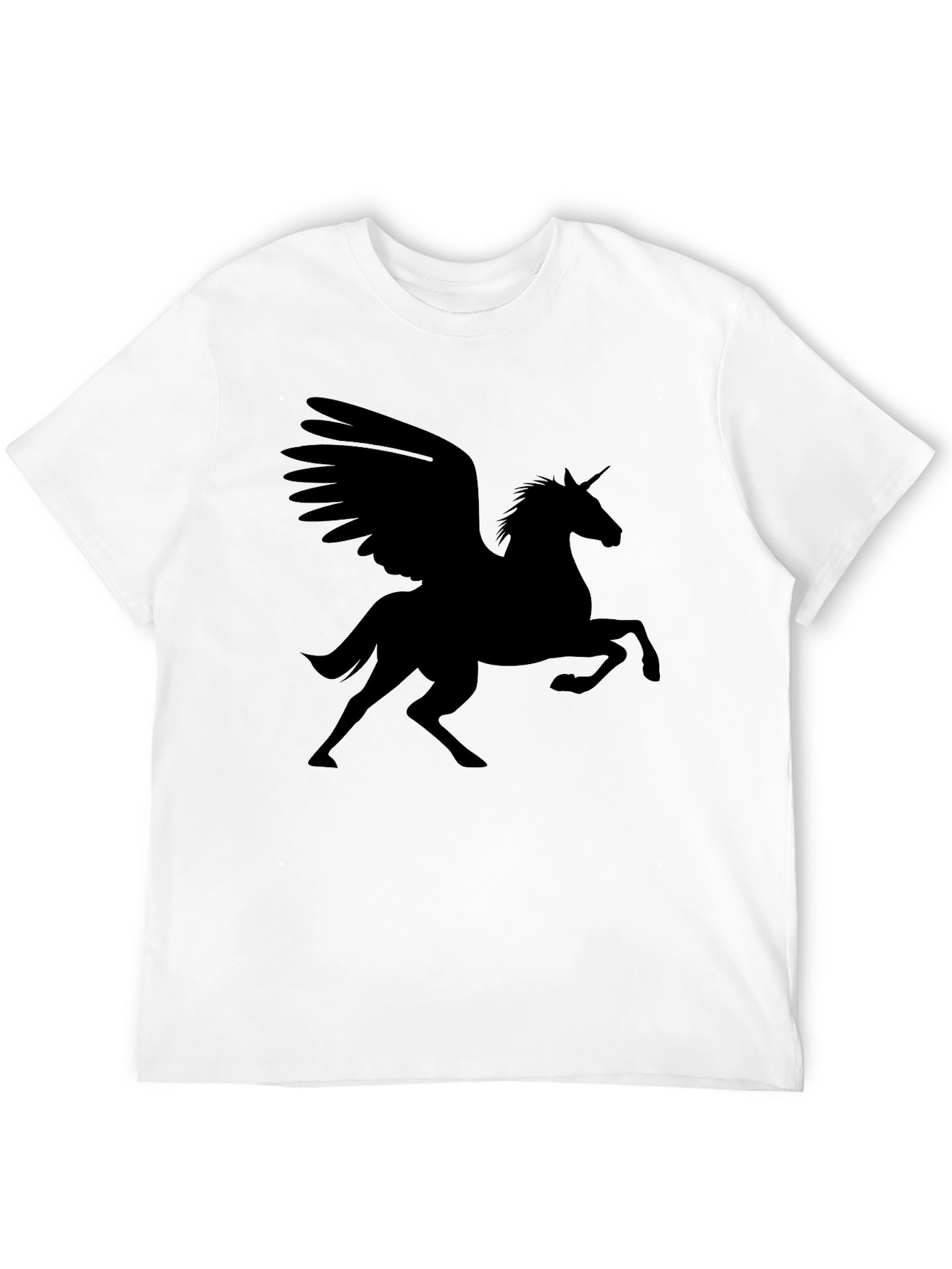 Pegasus Graphic Tee - Black Cotton Blend