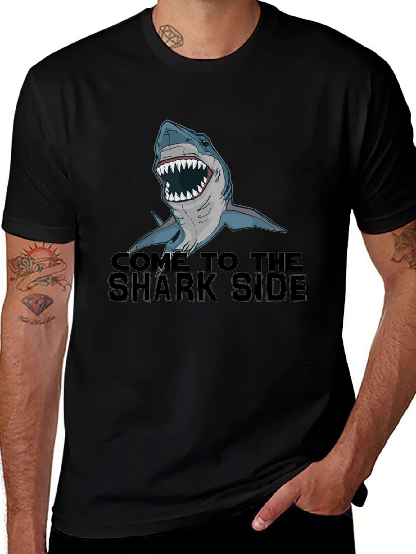 Come To The Shark Side Graphic T-Shirt
