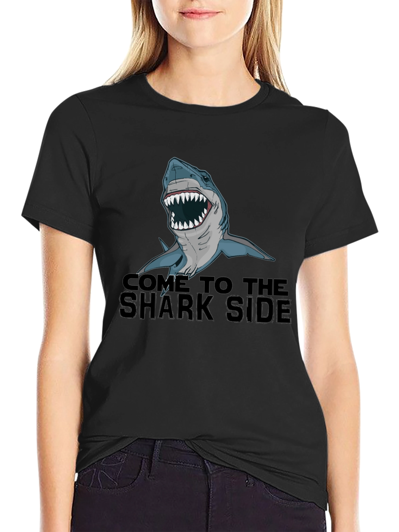 Come To The Shark Side Graphic T-Shirt