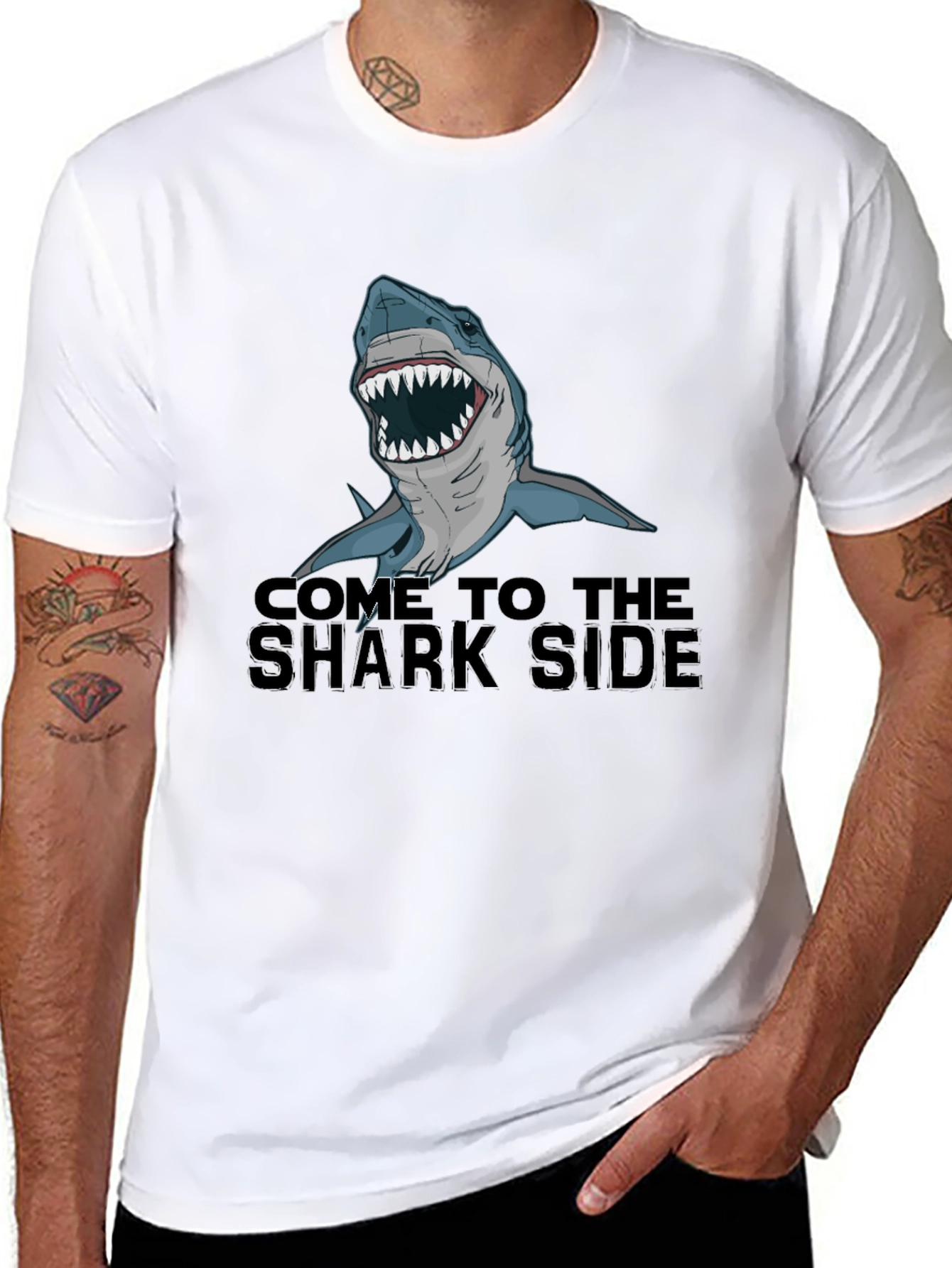 Come To The Shark Side Graphic T-Shirt