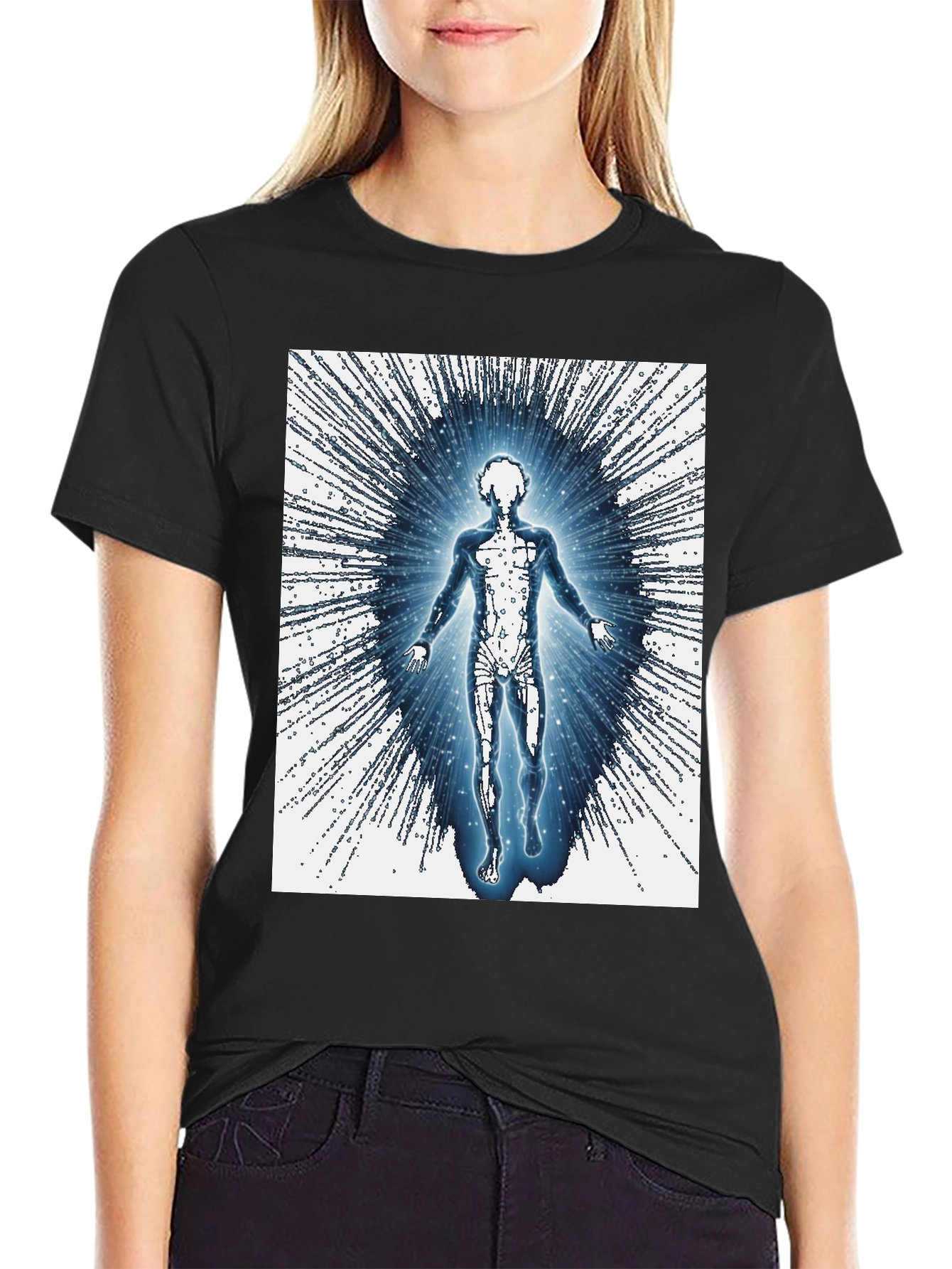 Enlightened Being T-Shirt - Black Cotton