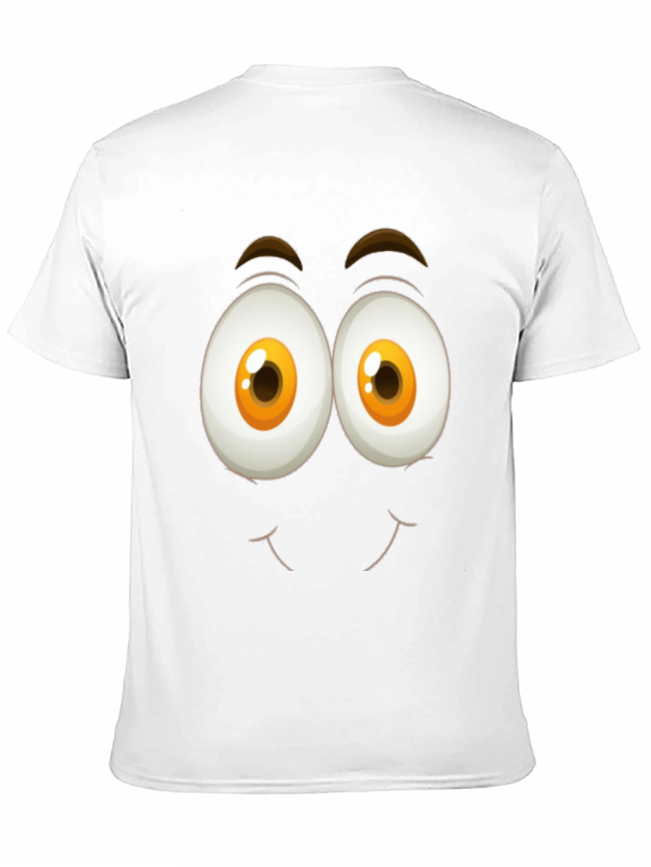 Funny Face Graphic Tee - Black Cotton T-Shirt