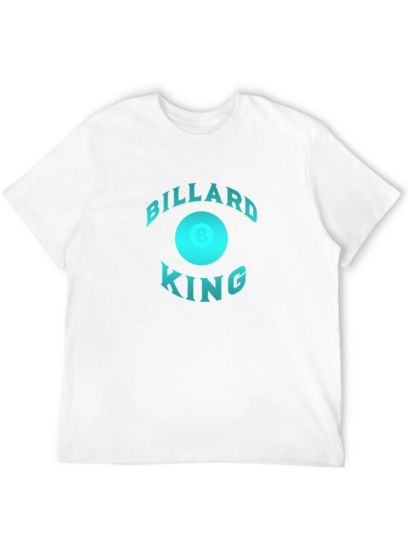 Billiard King Graphic T-Shirt - Black Cotton Tee