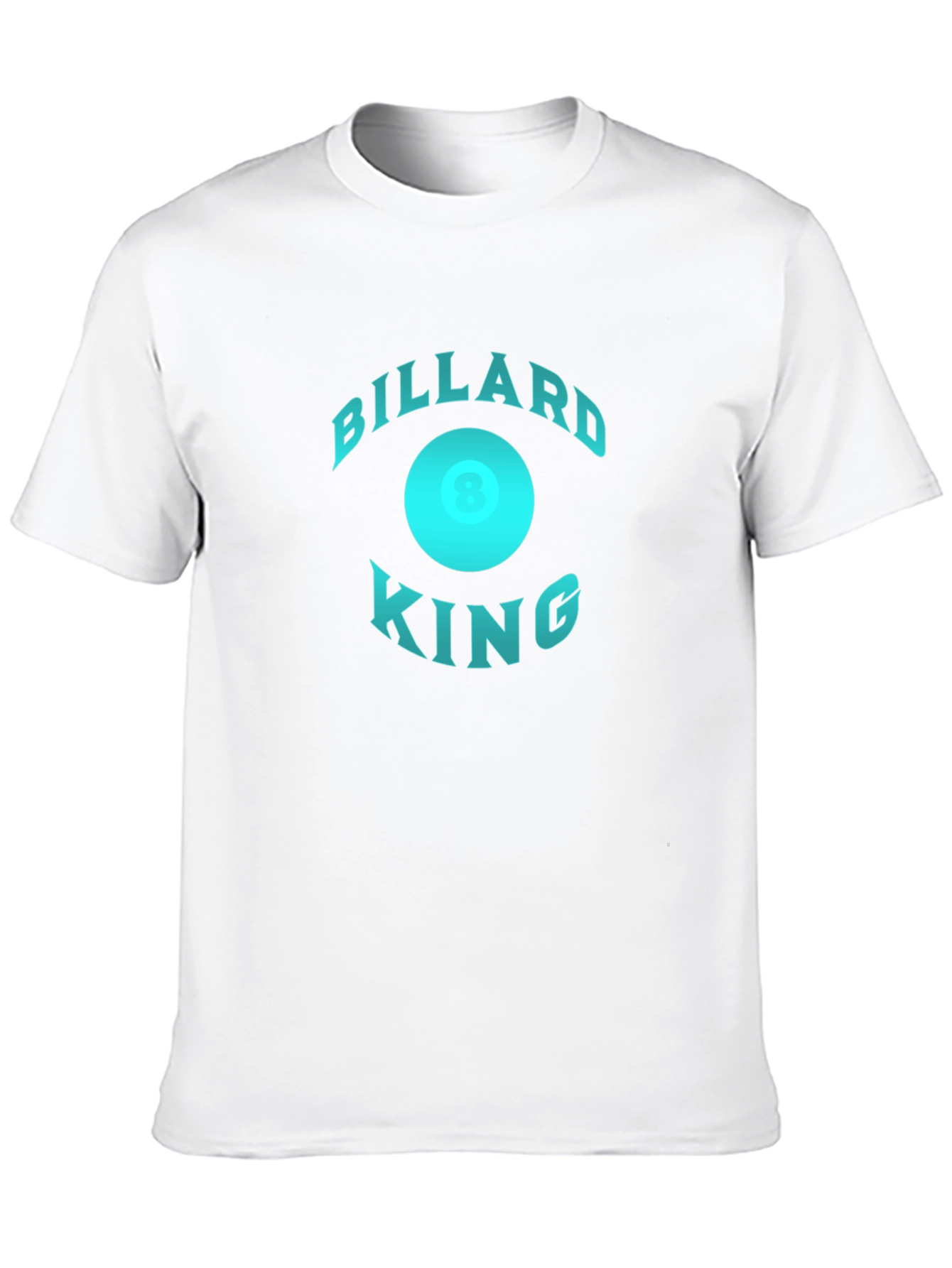 Billiard King Graphic T-Shirt - Black Cotton Tee