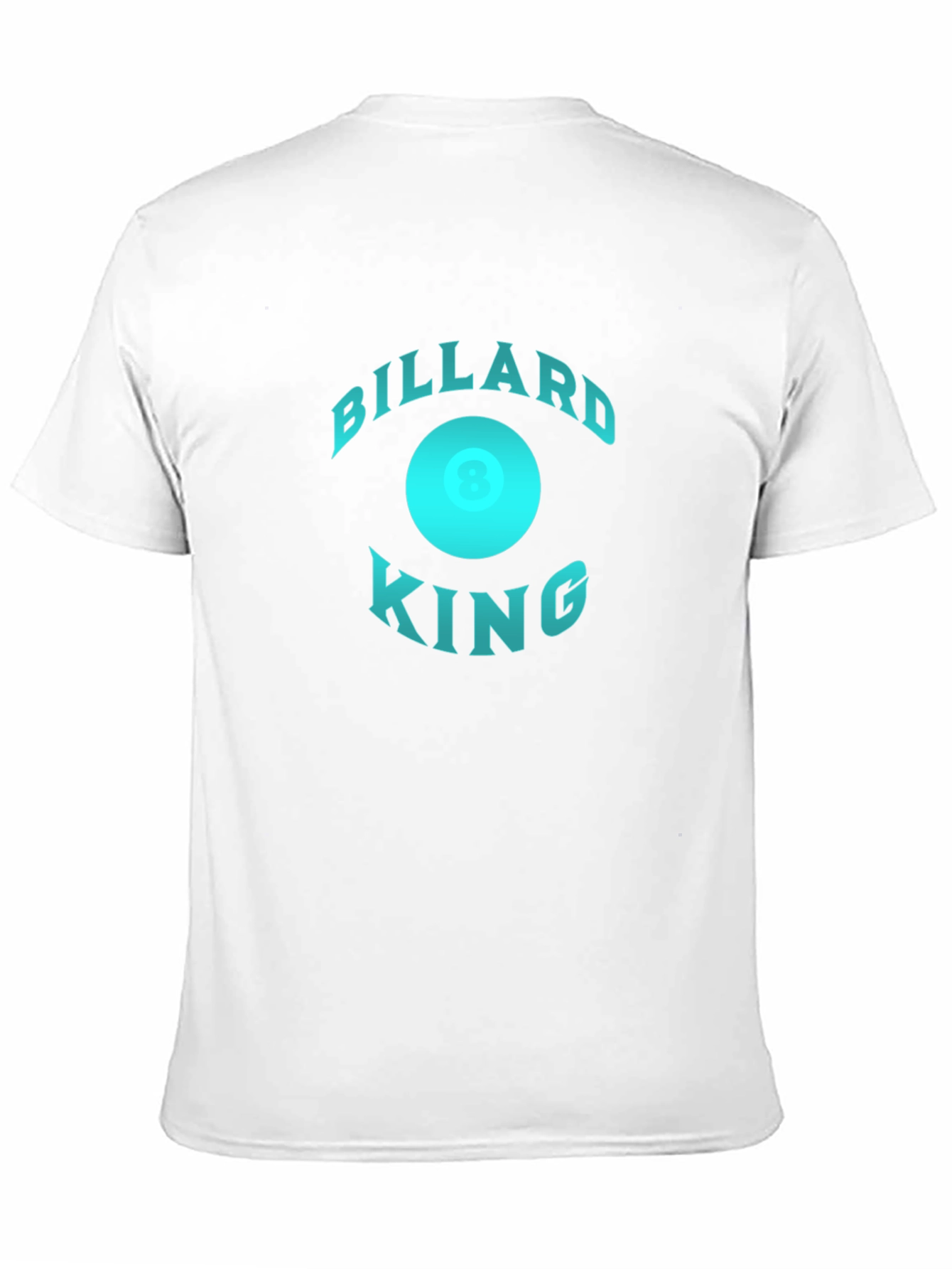 Billiard King Graphic T-Shirt - Black Cotton Tee