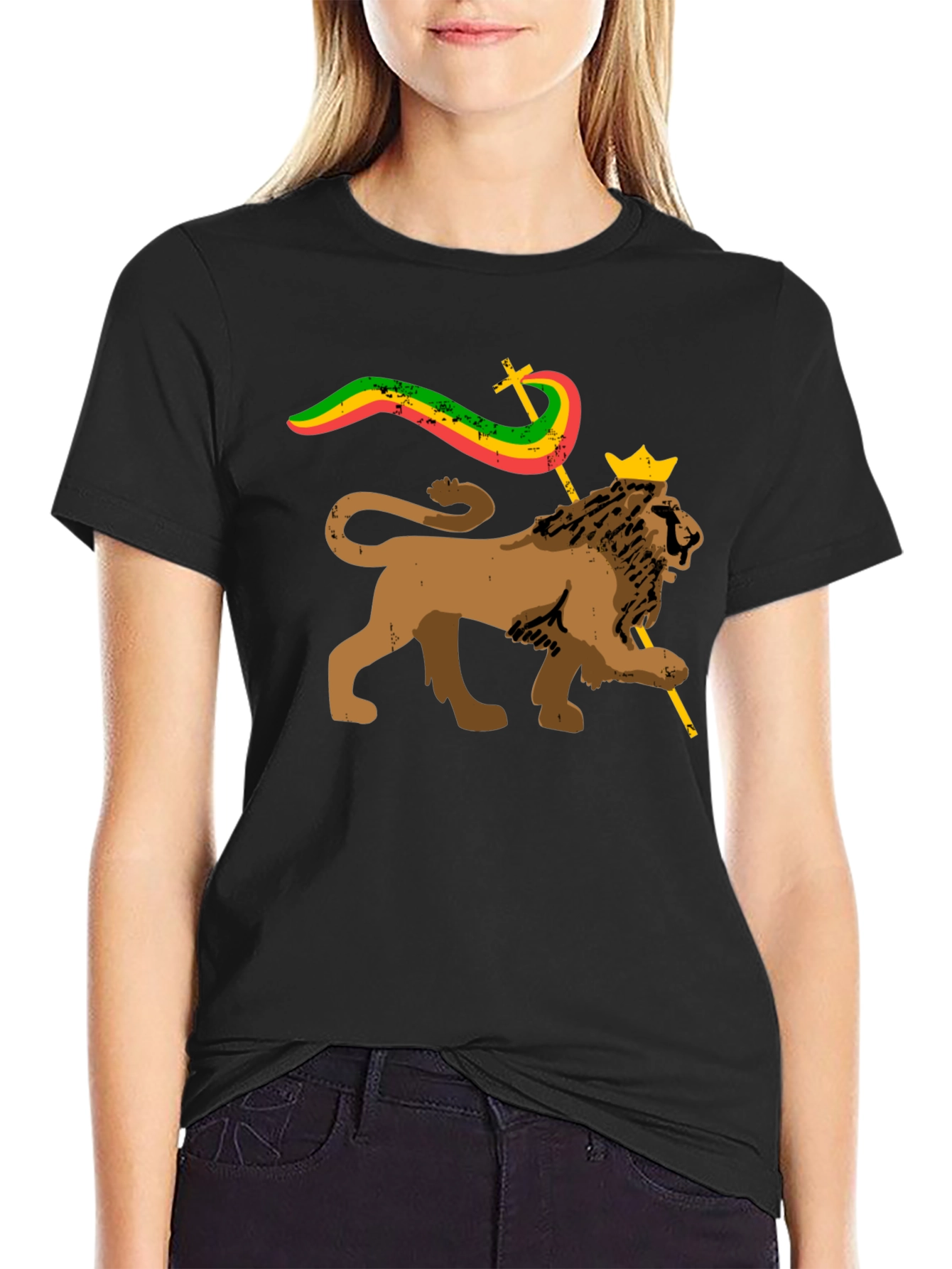 Rasta Lion T-Shirt - Reggae Culture